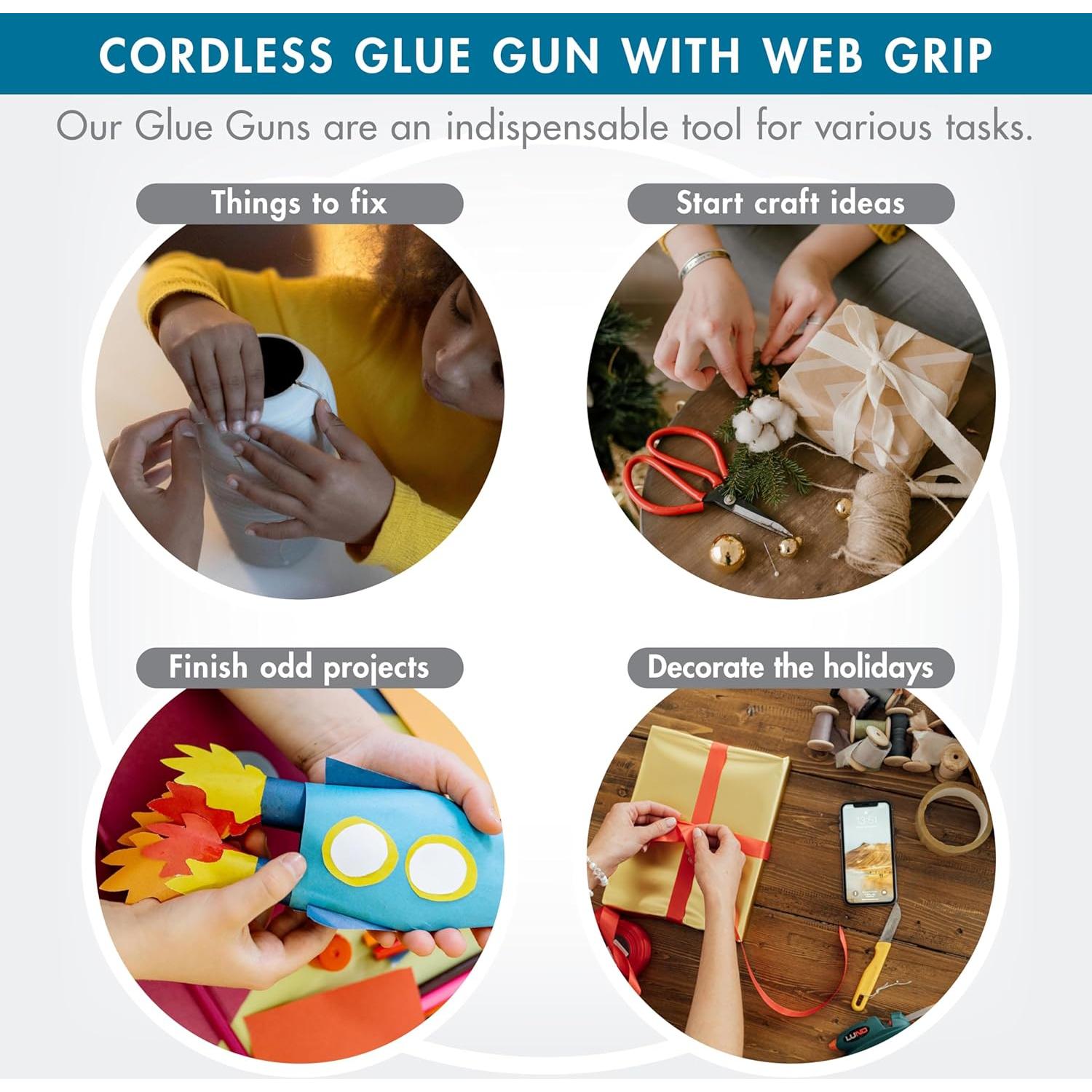 Pistola de Pegamento Inalámbrica SD Studio Designs 10W USB-C