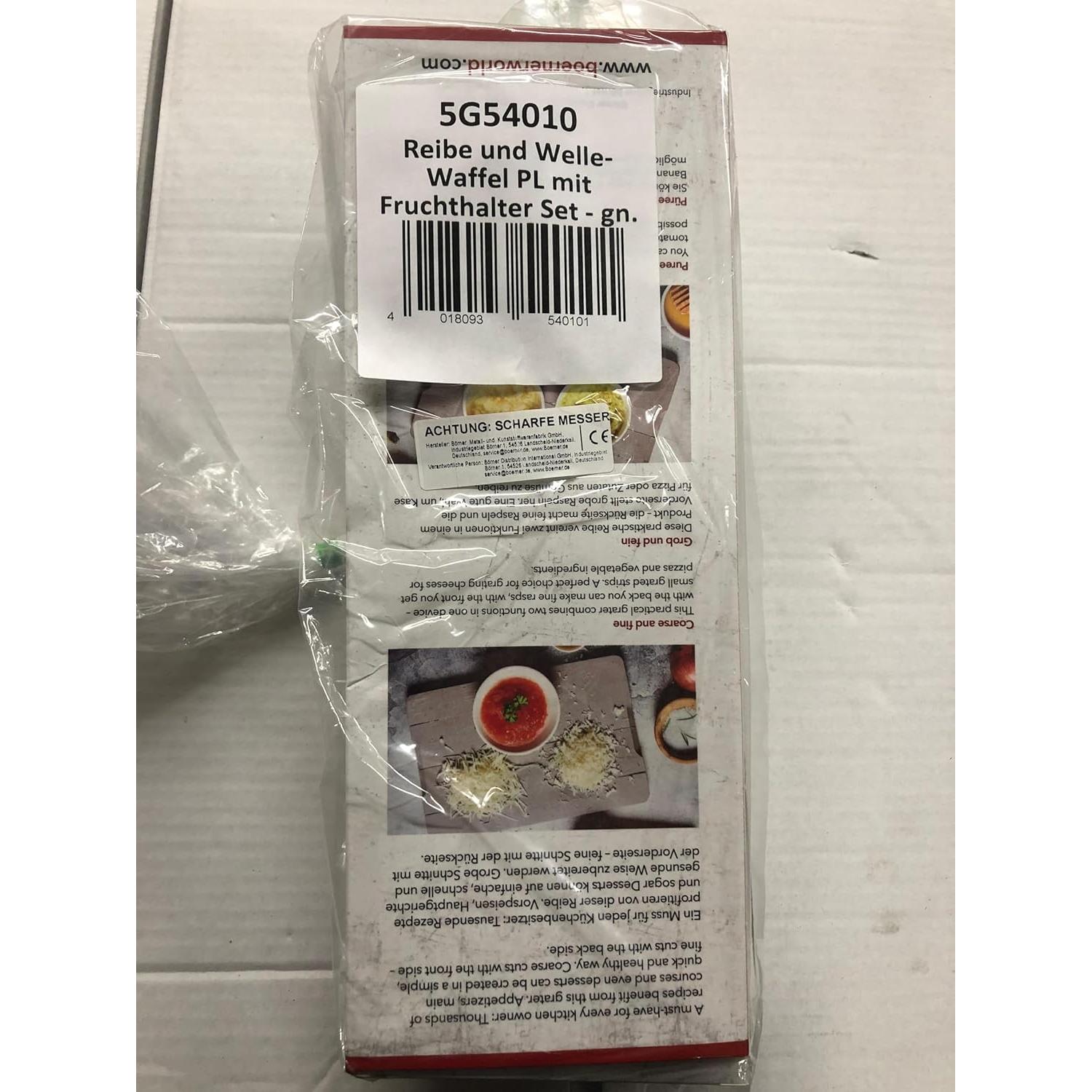 Cortador de Verduras Börner Wave-Waffle + Protector Verde