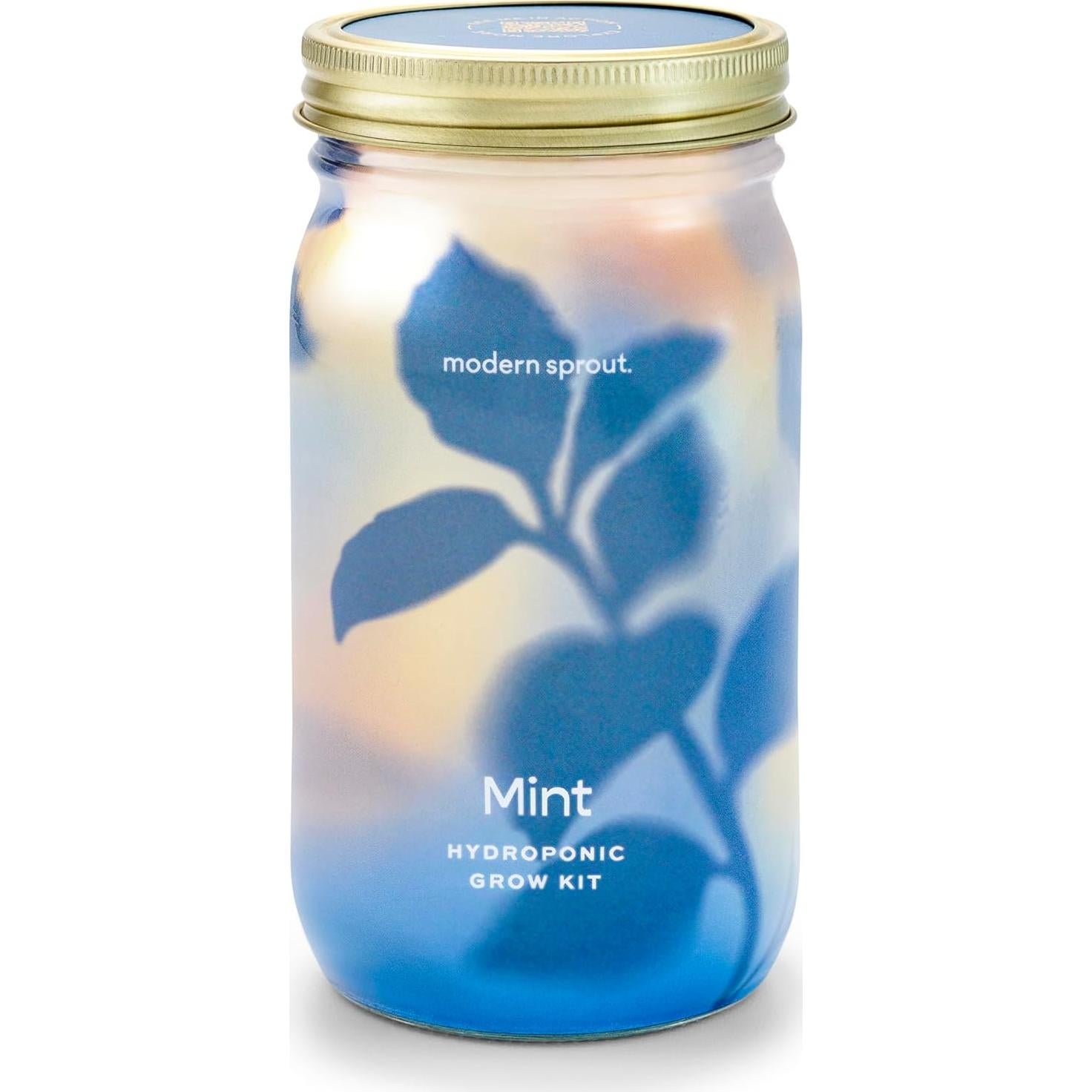 Kit de Cultivo Hidropónico Modern Sprout - Tarro de Jardín Menta