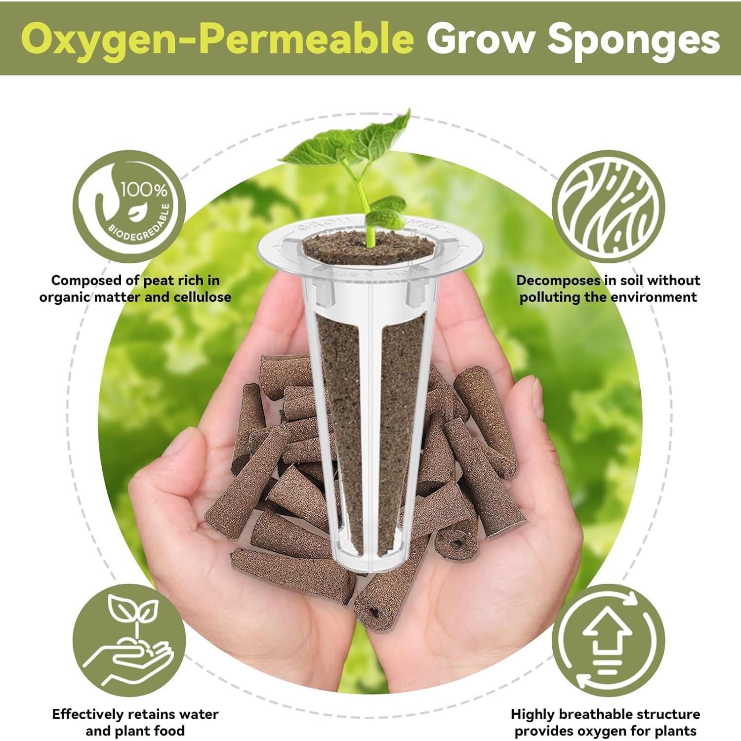 Kit de Vasos de Semillas de Hierbas Gourmet LYKOCLEAN 7 Unidades