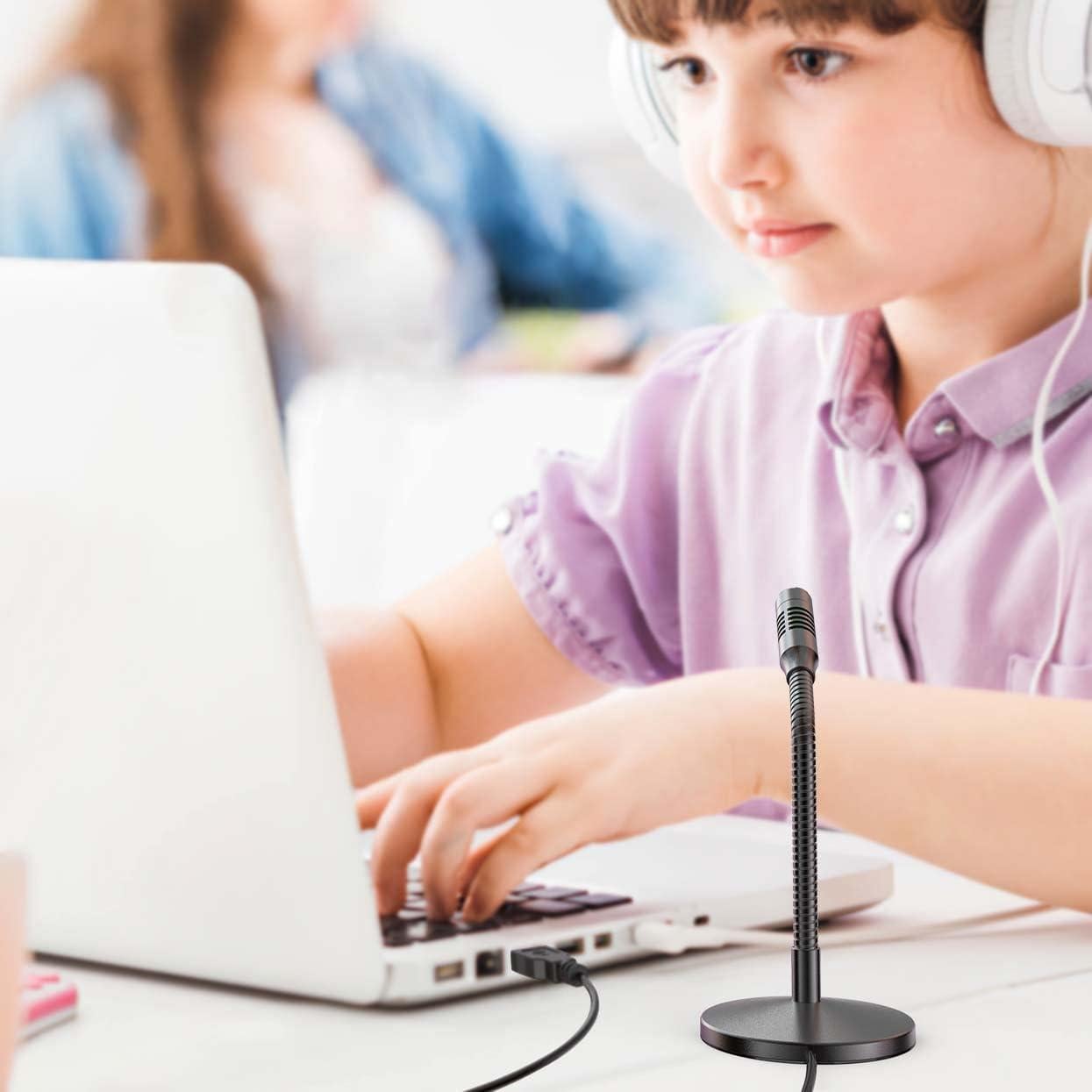 Micrófono USB FIFINE K050 Mini con Cuello de Ganso Ajustable