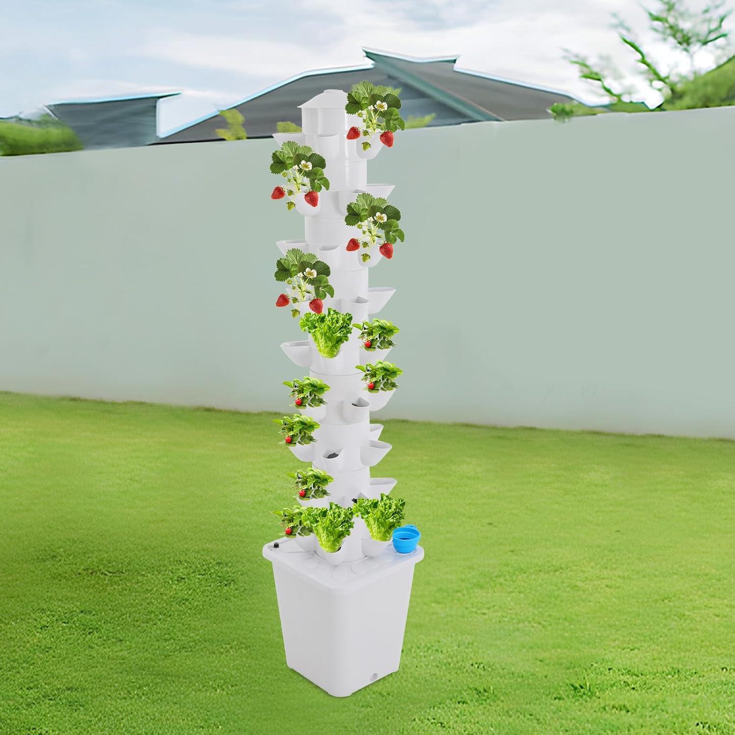 Torre de Cultivo Hidropónico 40 Cápsulas CAFIPPED 8 Niveles