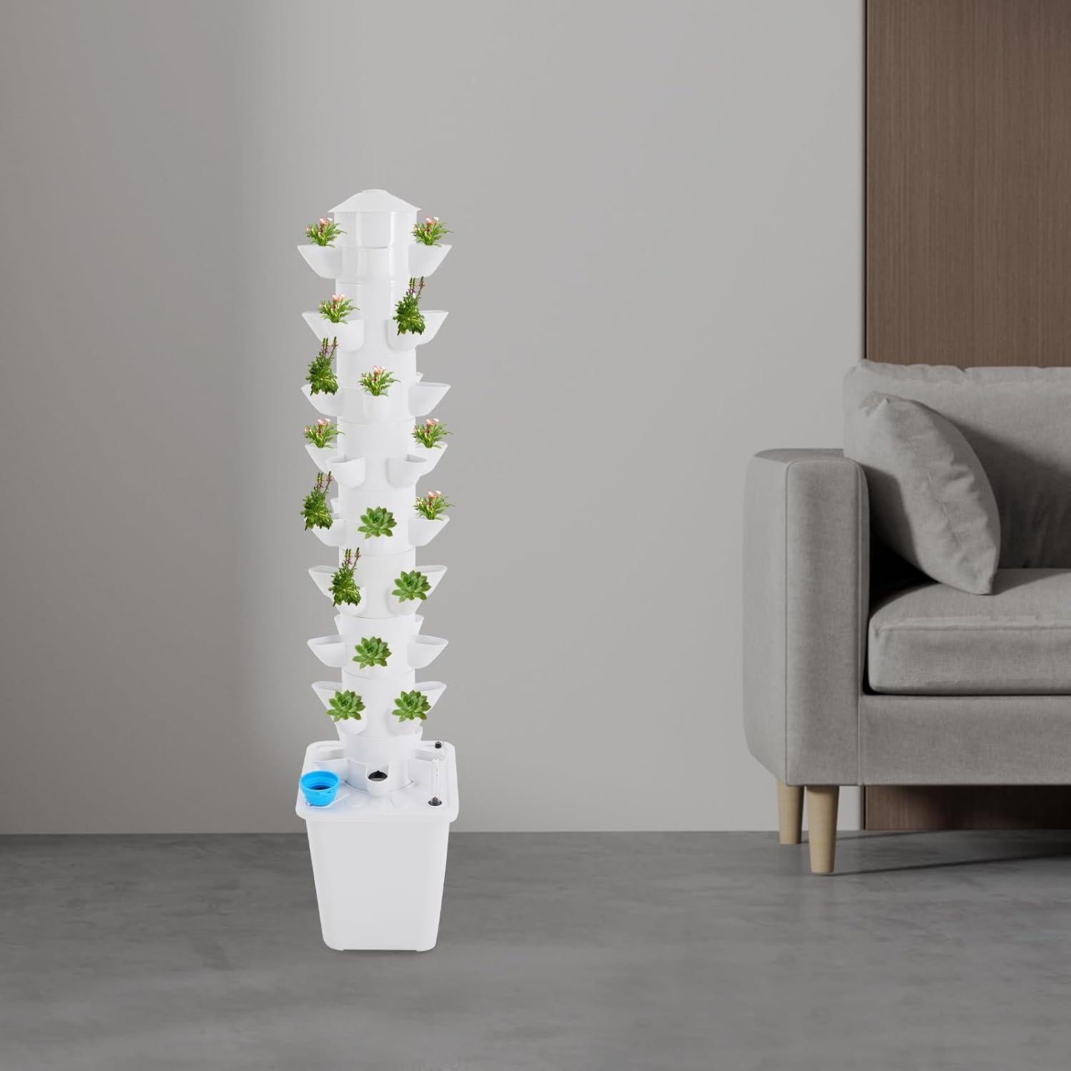 Torre de Cultivo Hidropónico 40 Cápsulas CAFIPPED 8 Niveles