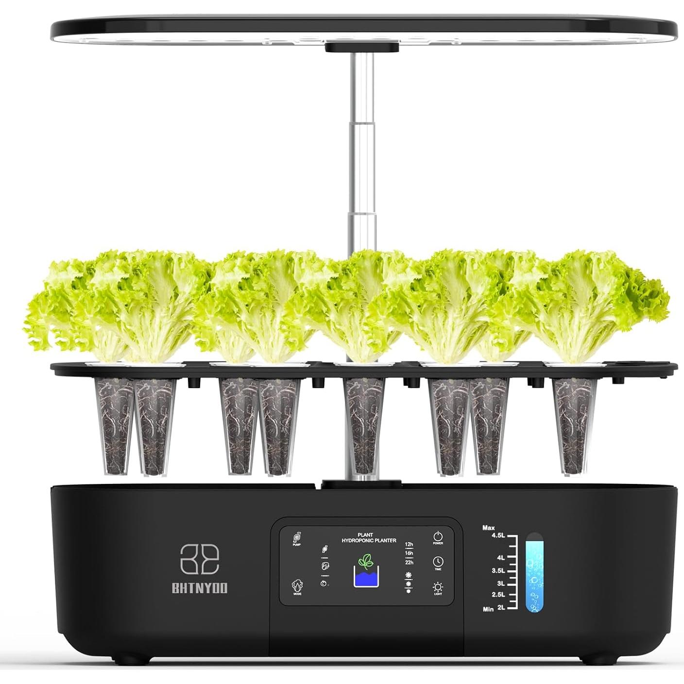 Kit Hidropónico BHTNYOO 13 Cápsulas Jardín Interior 5L