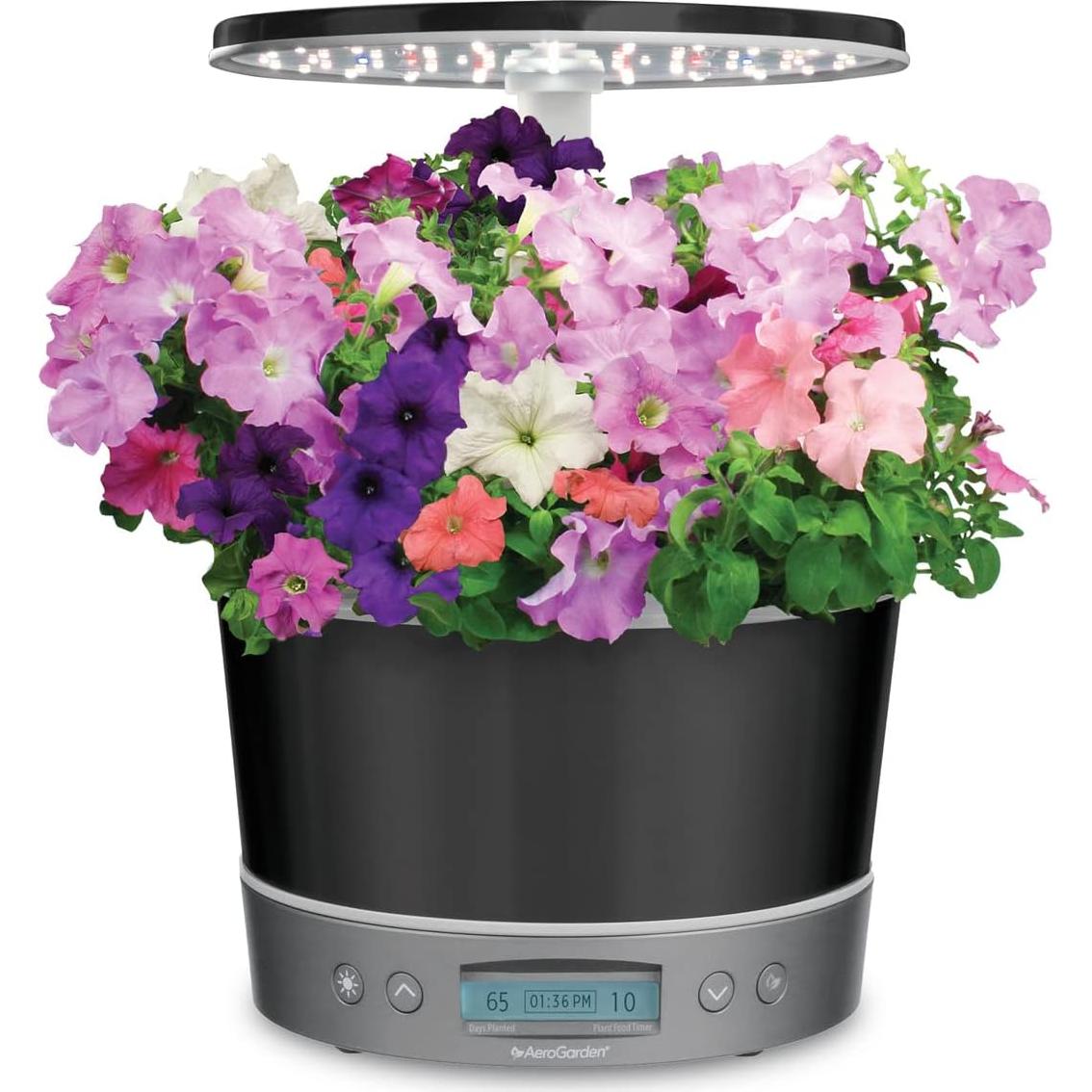 AeroGarden Harvest Elite 360 Jardín Hidropónico Interior Platino
