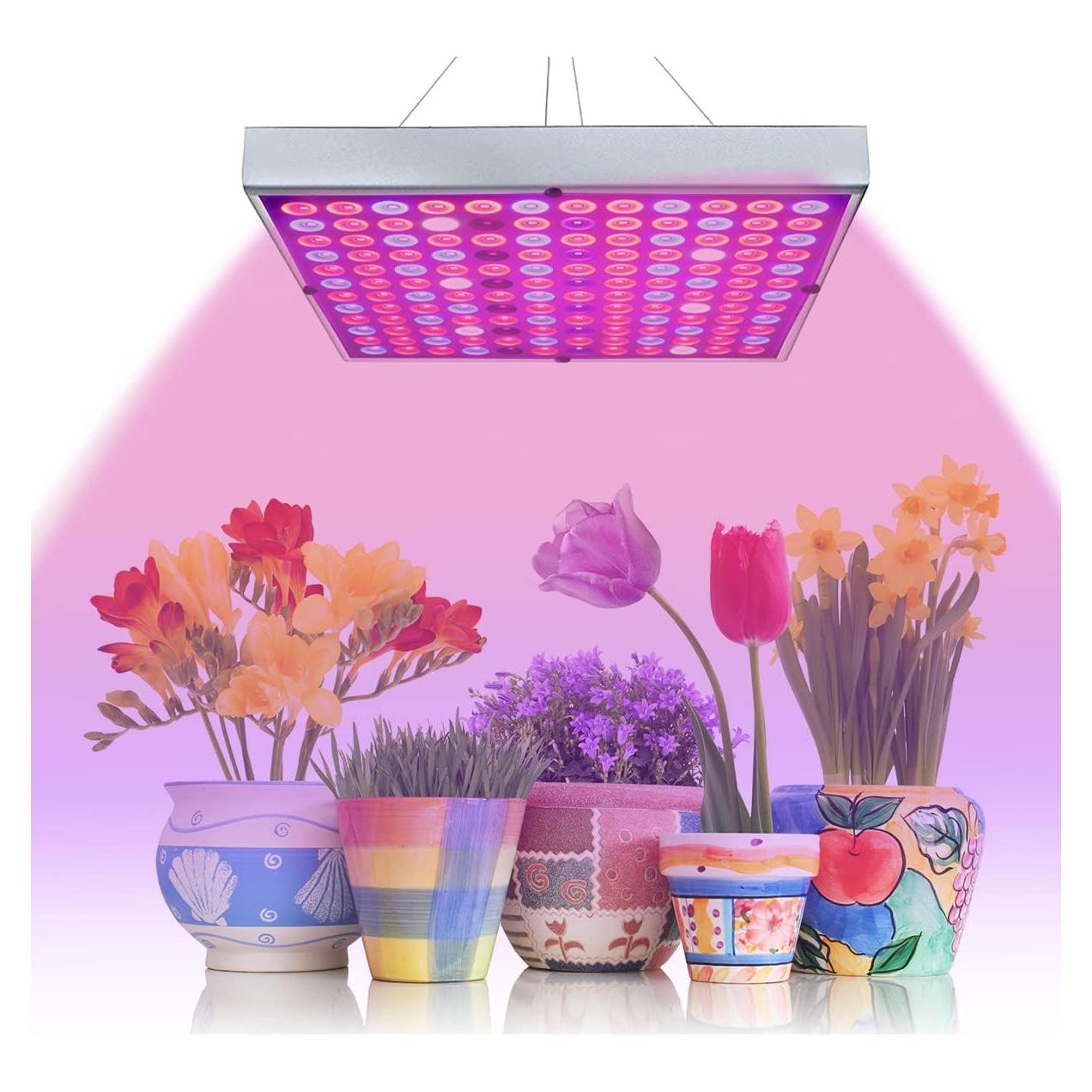 Panel de Luz de Cultivo LED Juhefa 45W Espectro Completo 25.1cm