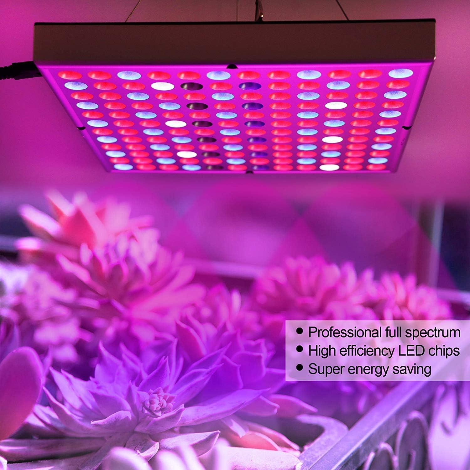 Panel de Luz de Cultivo LED Juhefa 45W Espectro Completo 25.1cm