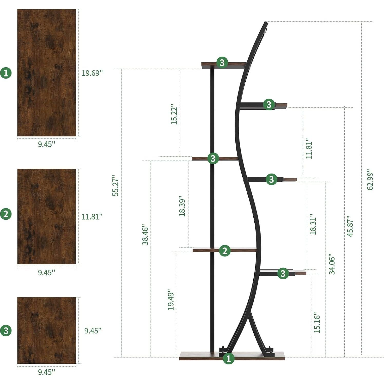 Soporte de Plantas Interior con Luces de Crecimiento 157 cm
