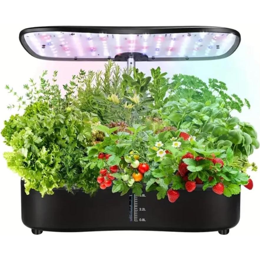Sistema Hidropónico Interior SEDLAV con Luz LED 12 Plantas