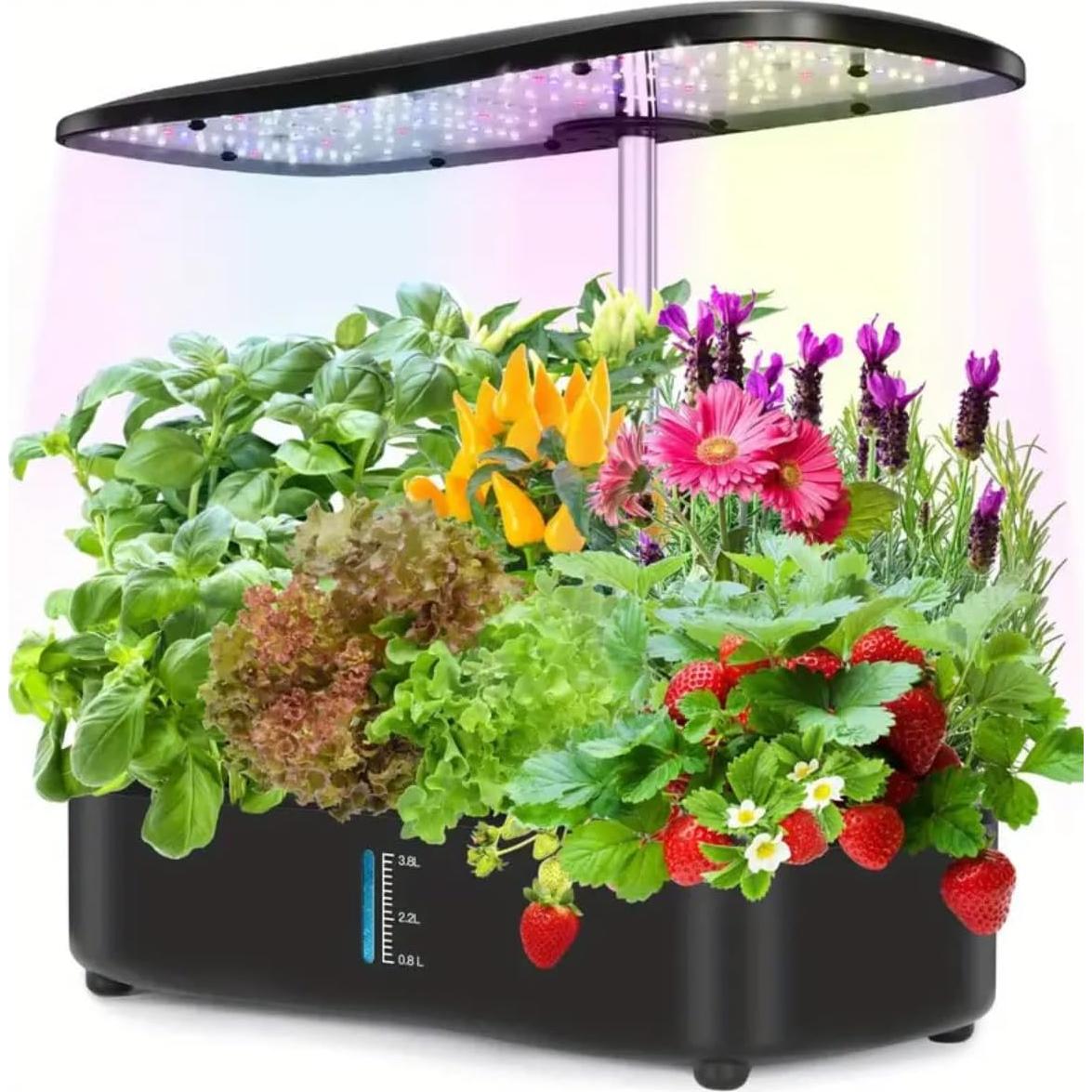 Sistema Hidropónico Interior SEDLAV con Luz LED 12 Plantas