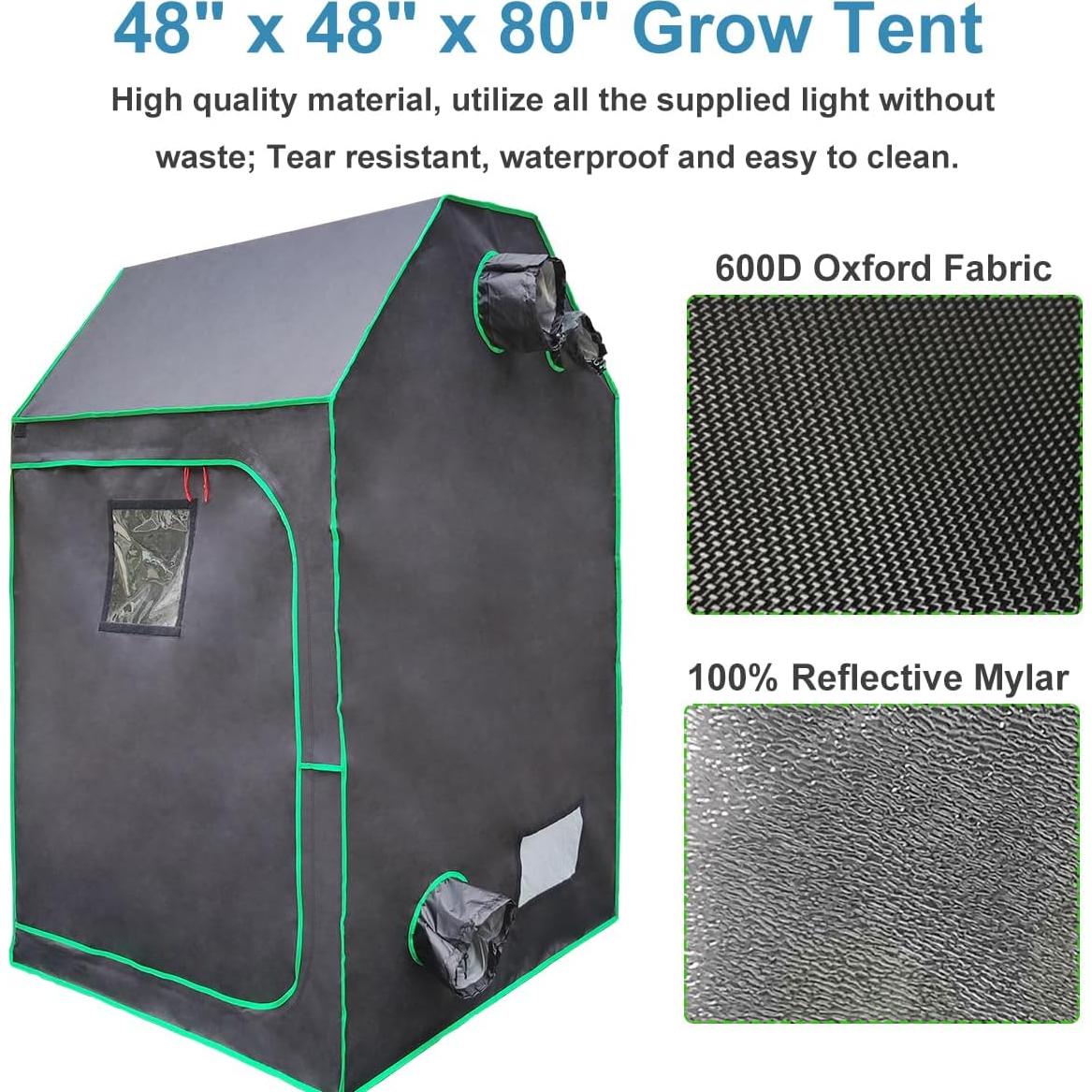 Kit Completo Carpa de Cultivo iMeshbean 121.9x121.9x203.2cm LED 60W