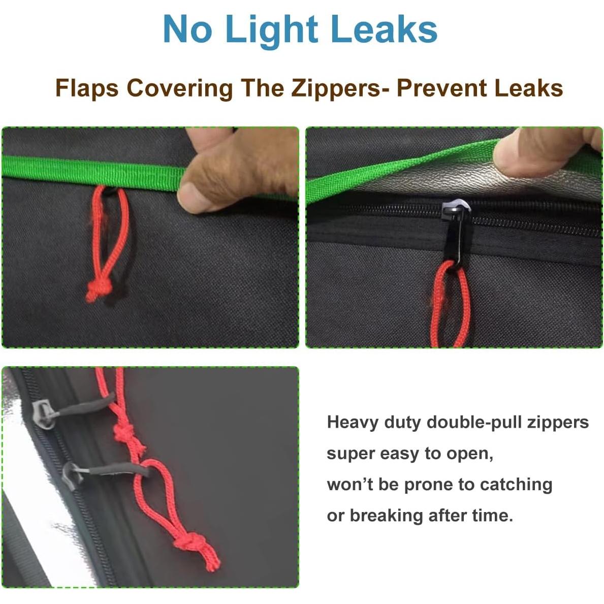 Kit Completo Carpa de Cultivo iMeshbean 121.9x121.9x203.2cm LED 60W