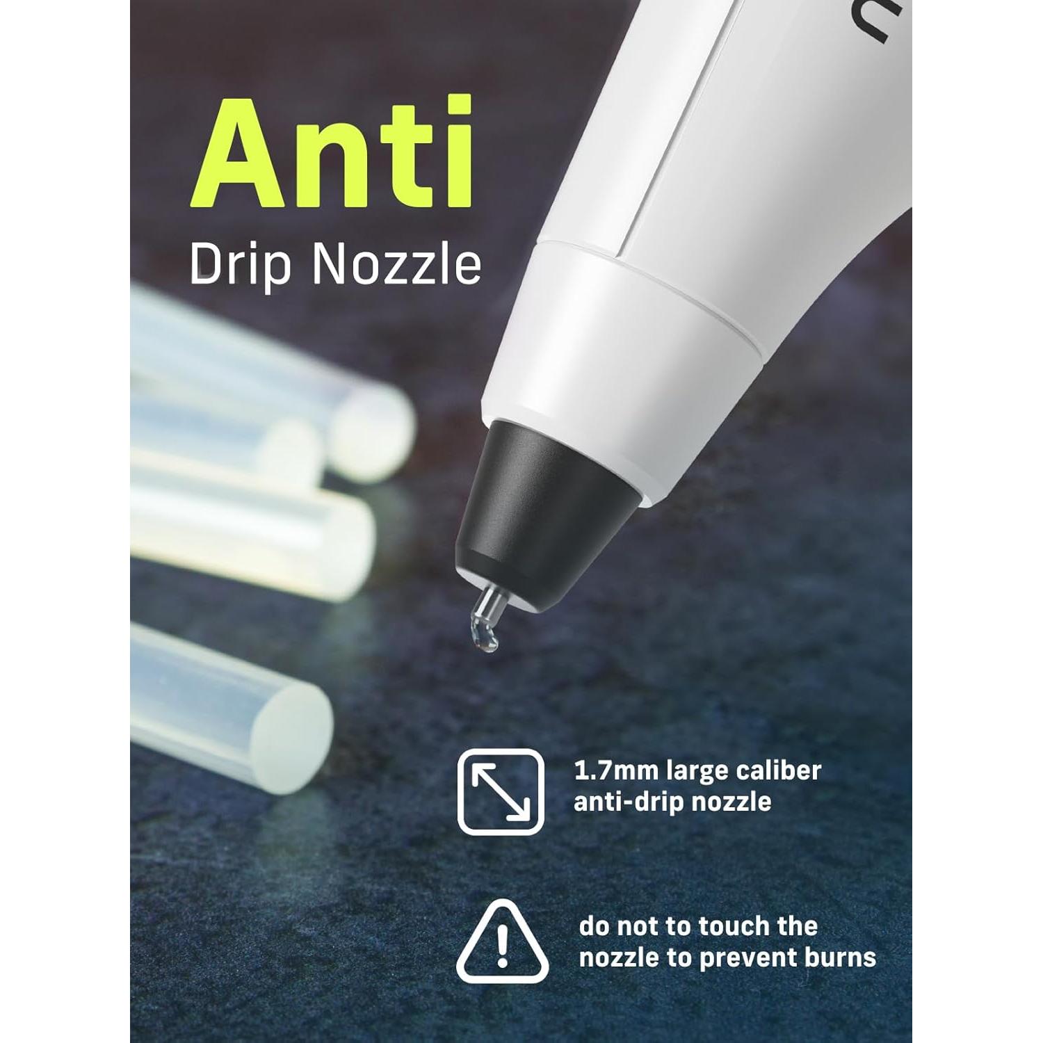 Pistola de Pegamento Caliente Inalámbrica Narbell 2000mAh Gris