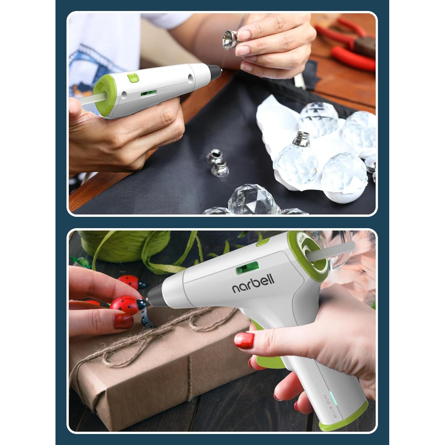 Pistola de Pegamento Caliente Inalámbrica Narbell 2000mAh Gris