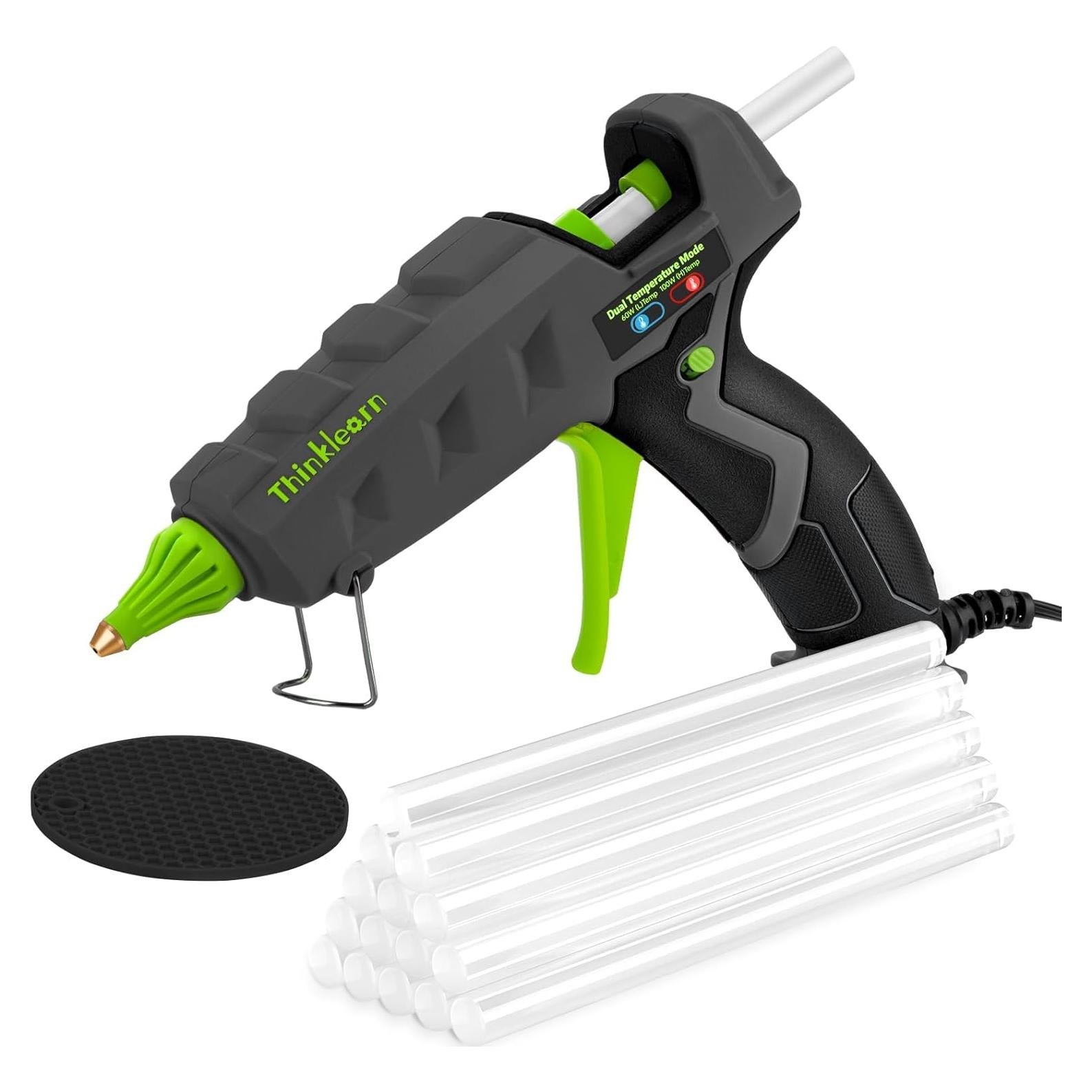 Pistola de Pegamento Caliente ThinkLearn 60/100W con 15 Barras