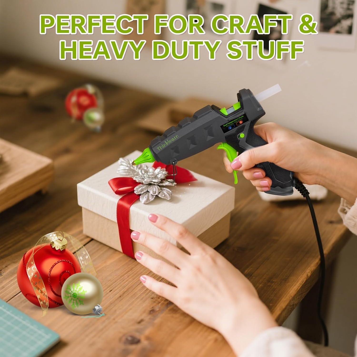 Pistola de Pegamento Caliente ThinkLearn 60/100W con 15 Barras