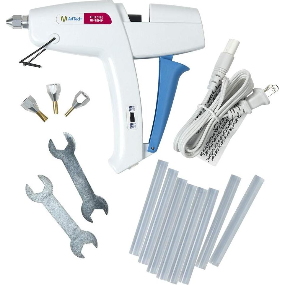 Pistola de Pegamento Caliente Inalámbrica AdTech 40W Doble Temperatura