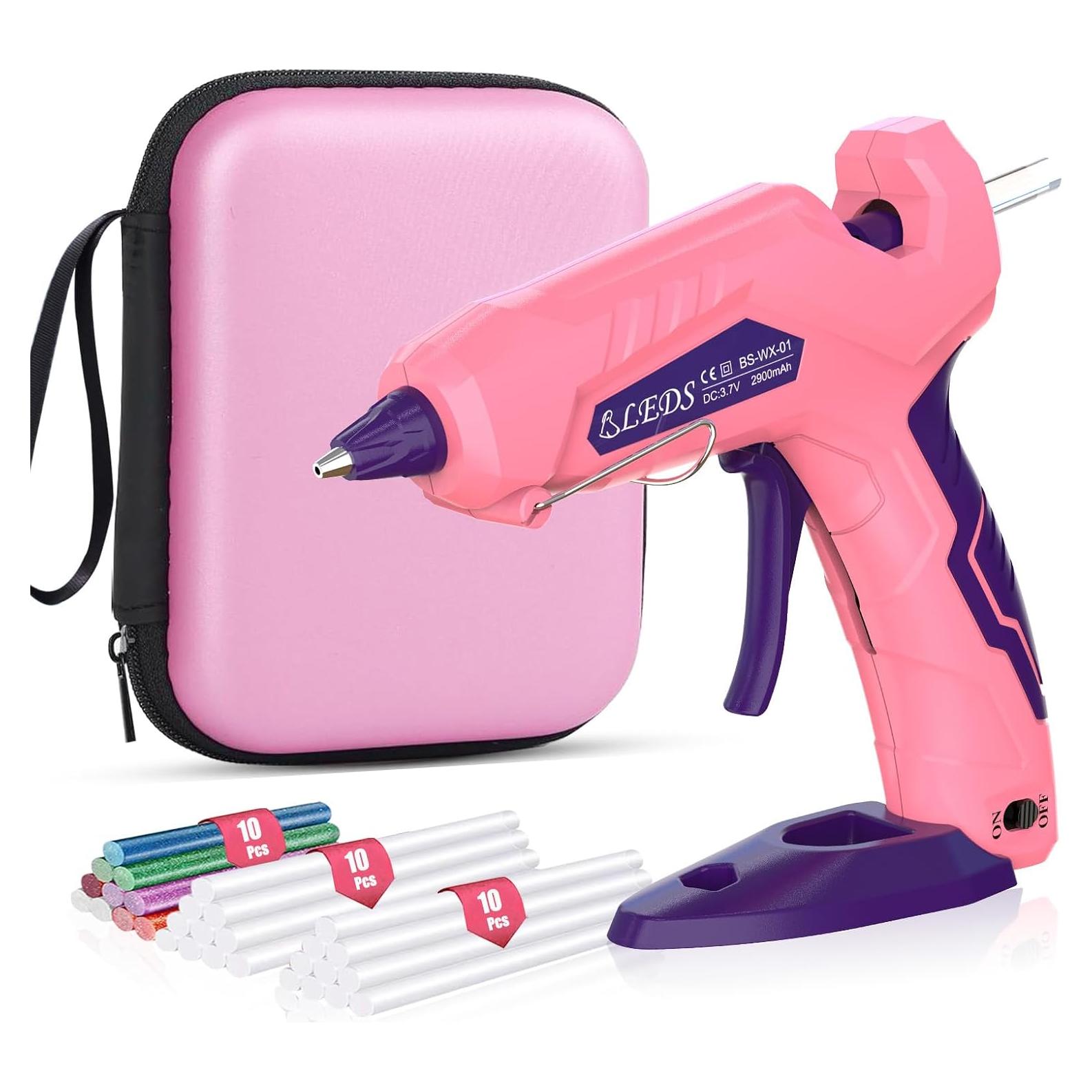 Pistola de Pegamento Inalámbrica BLEDS SD-824 con Estuche y 30 Barras