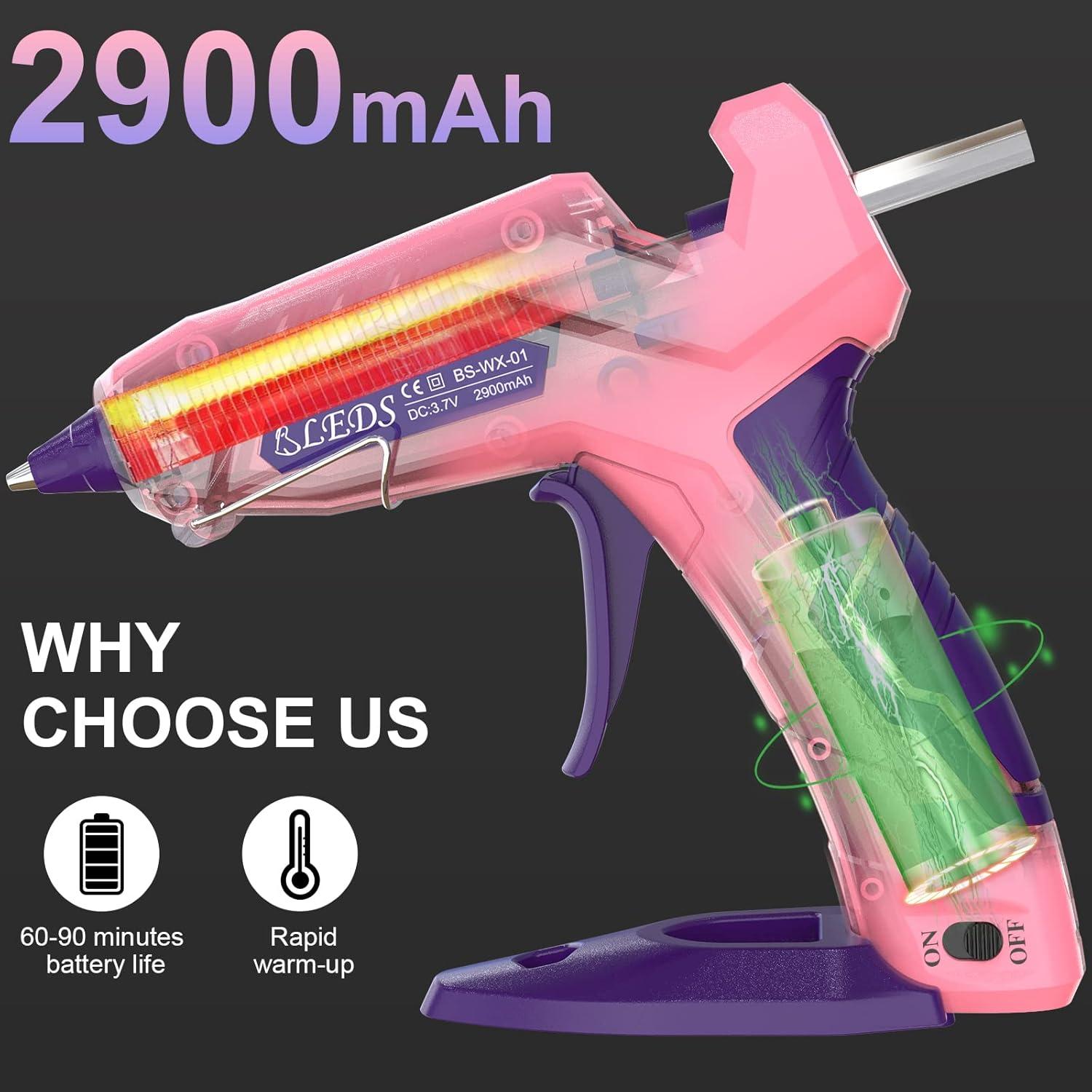 Pistola de Pegamento Inalámbrica BLEDS SD-824 con Estuche y 30 Barras