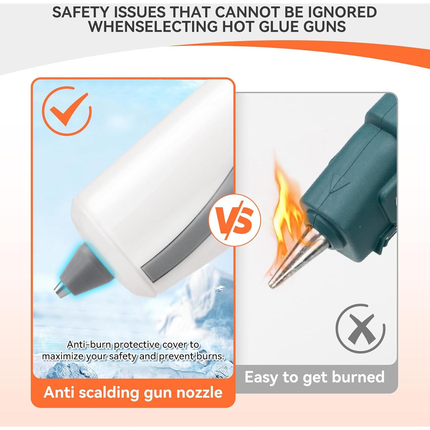 Pistola de Pegamento Caliente Krightlink 20W con 30 Barras