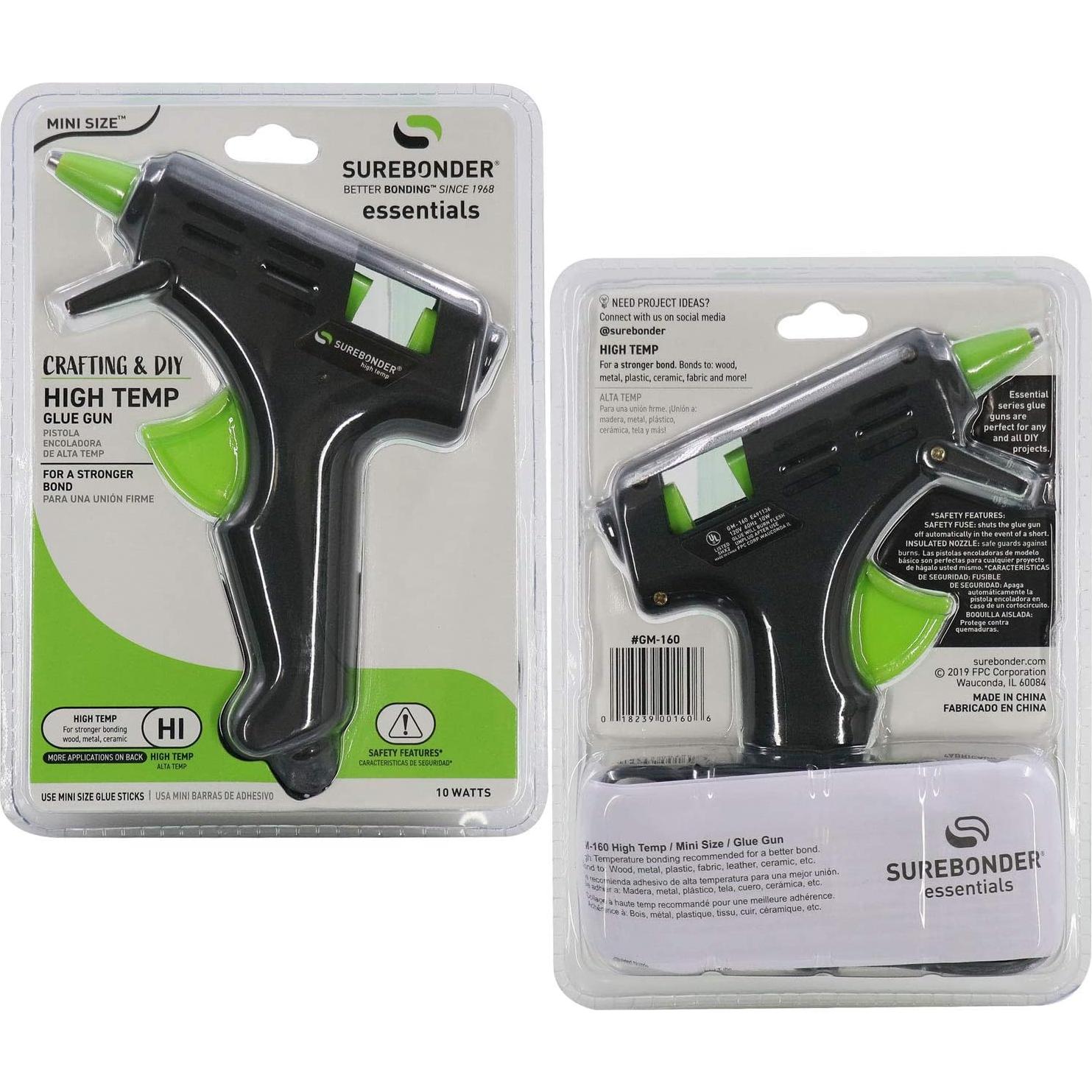 Pistola de Pegamento Caliente Surebonder GM-160 Mini 10W Negra