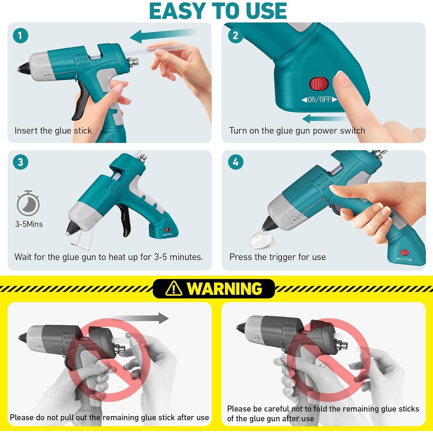 Pistola de Pegamento Caliente Sin Cable SilhouetteSlice 20W
