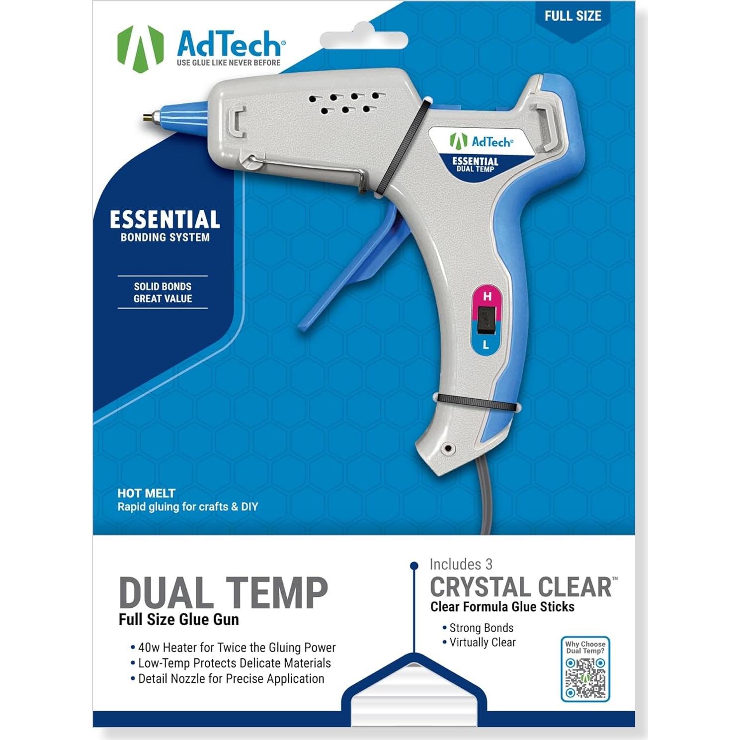 Pistola de Pegamento Caliente AdTech Doble Temperatura 120V