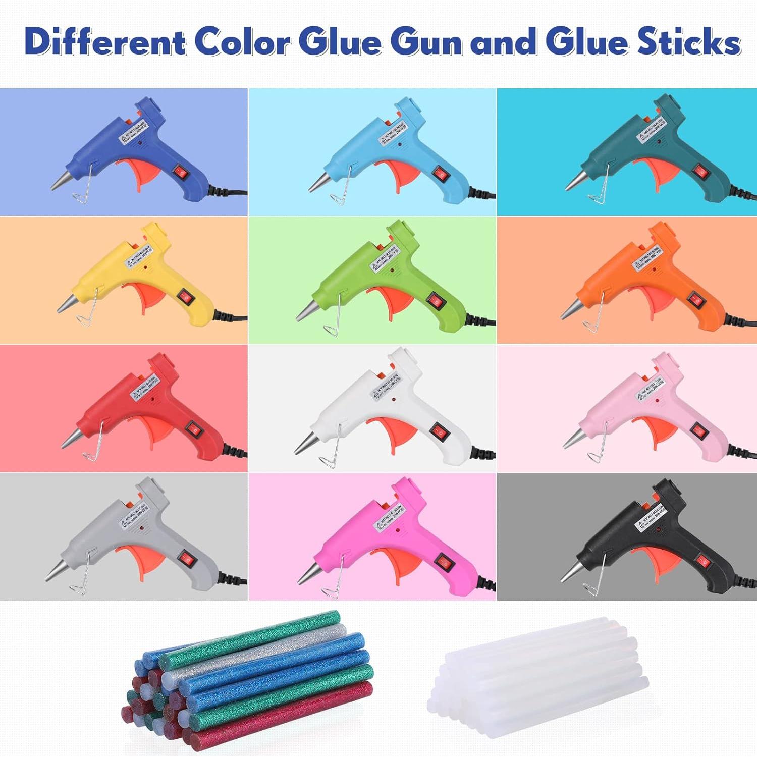 Kit de 24 Mini Pistolas de Pegamento Nuenen con Palitos 50u