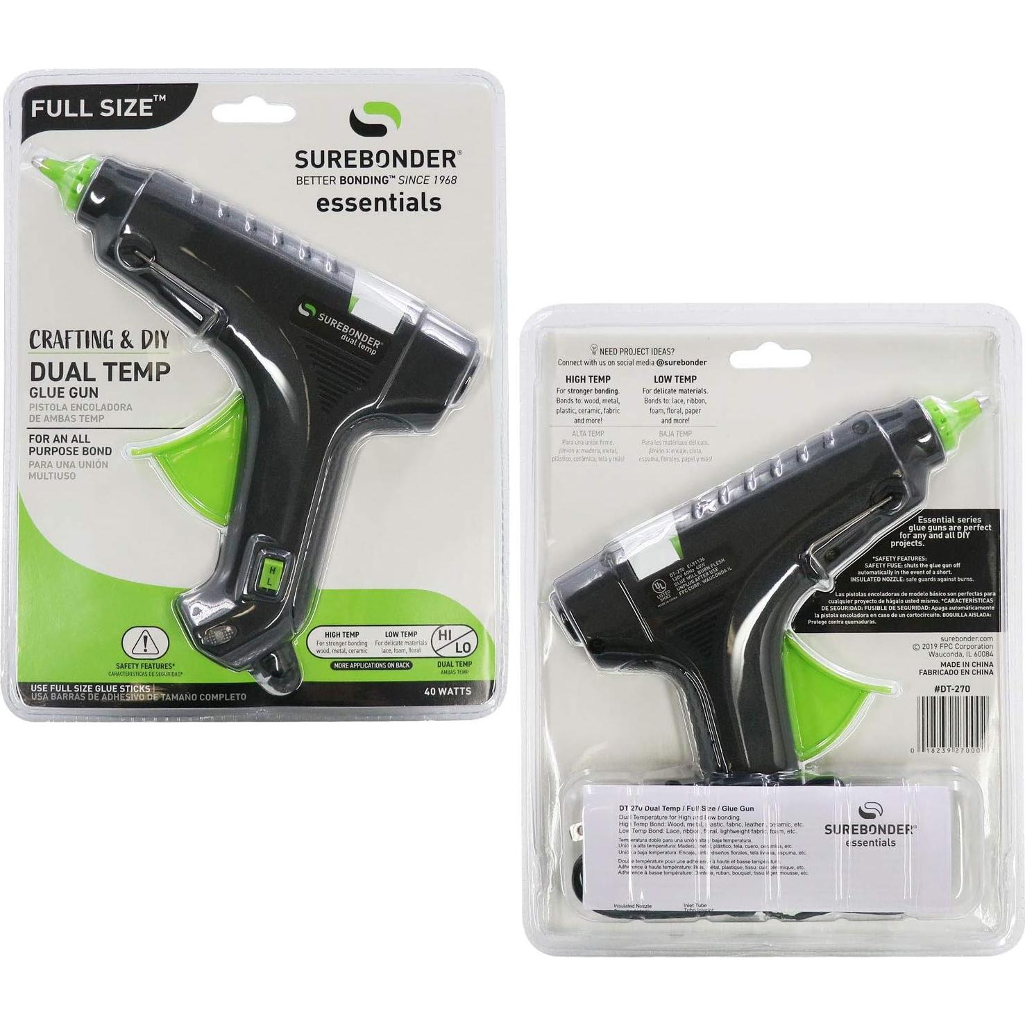 Pistola de Pegamento Caliente Surebonder DT-270 40W Doble Temperatura