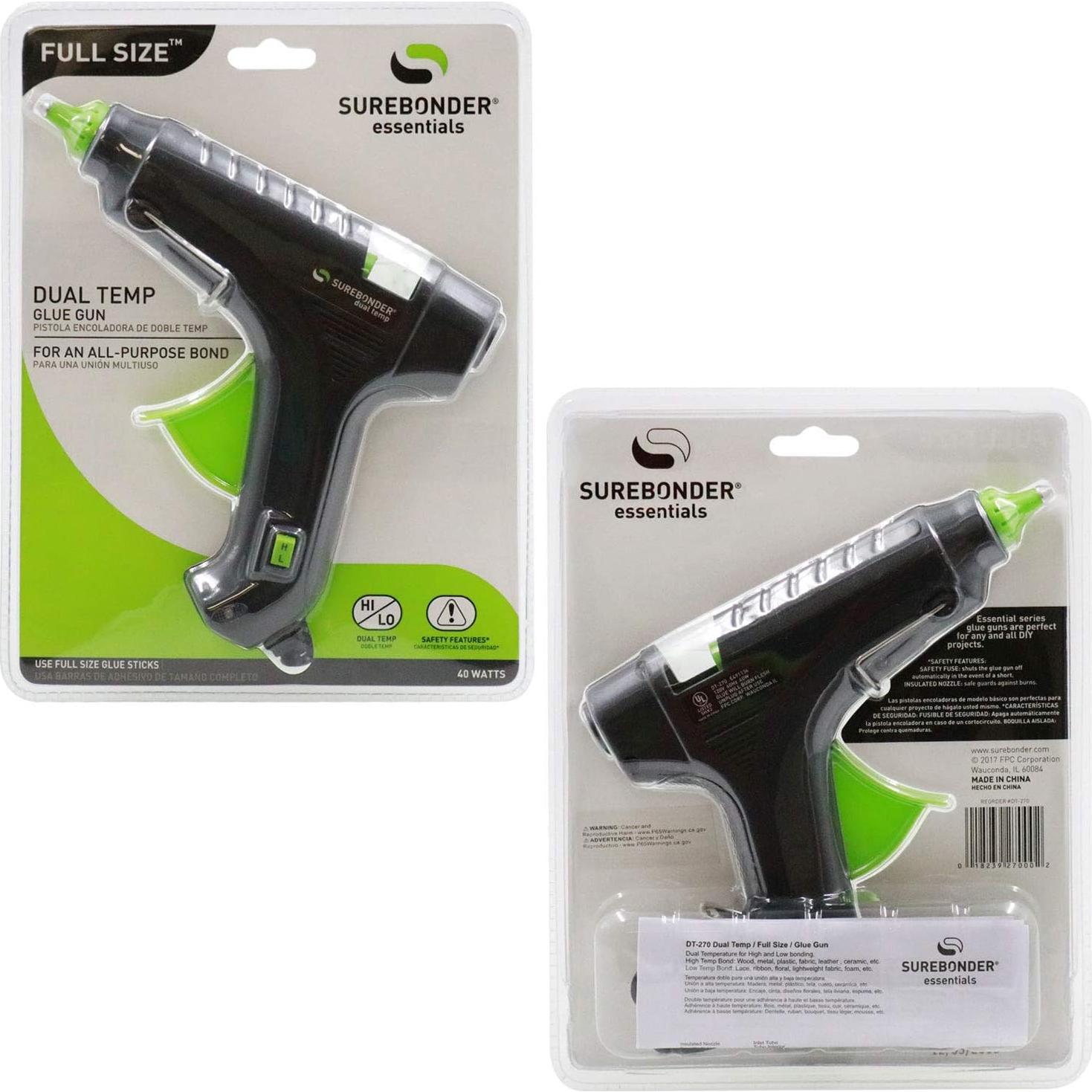Pistola de Pegamento Caliente Surebonder DT-270 40W Doble Temperatura