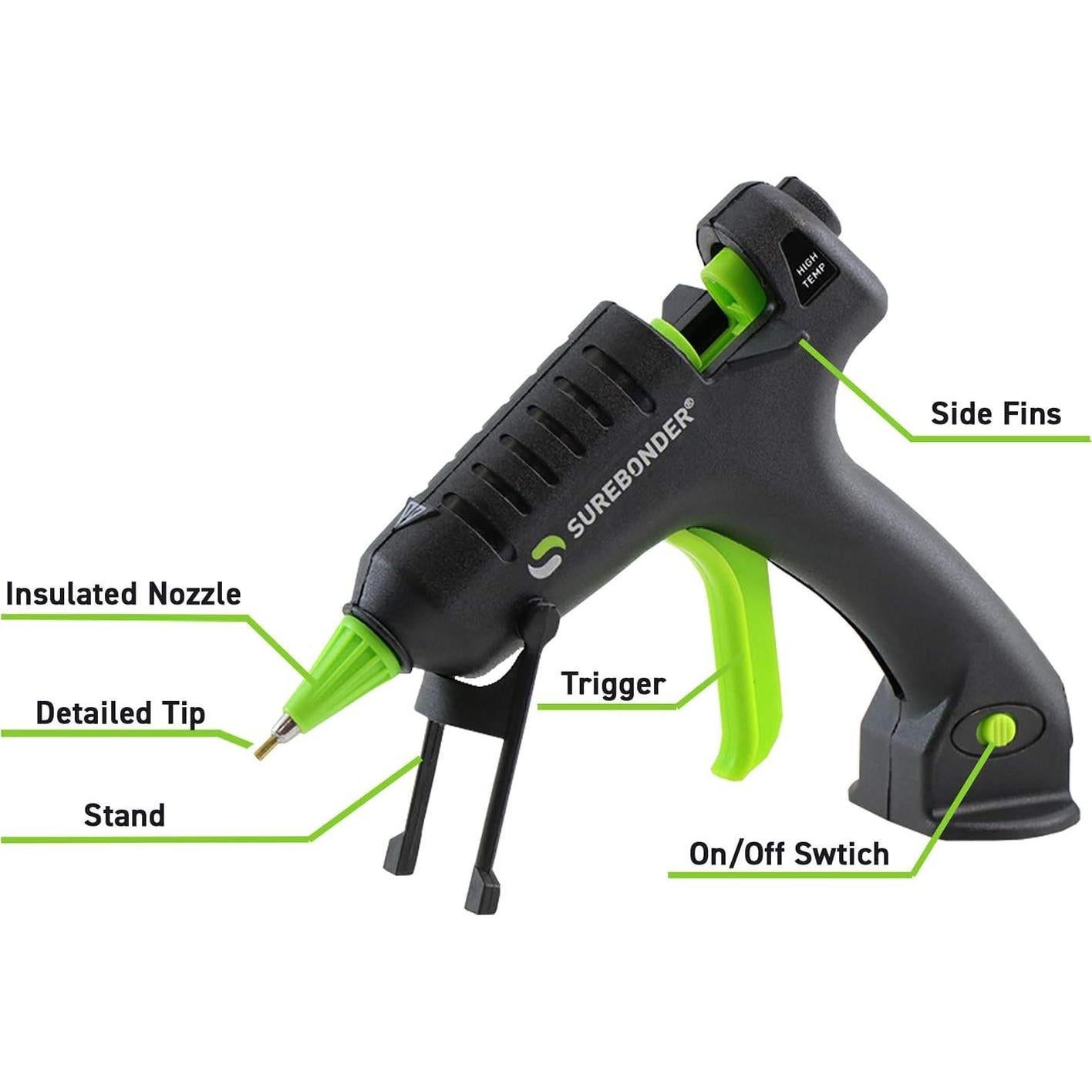 Pistola de Pegamento Caliente Surebonder H-195F 20W Alta Temperatura