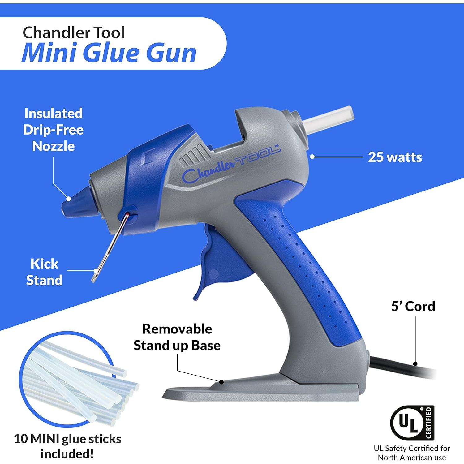 Pistola de Silicona Caliente Mini Chandler Tool 12.5V Azul