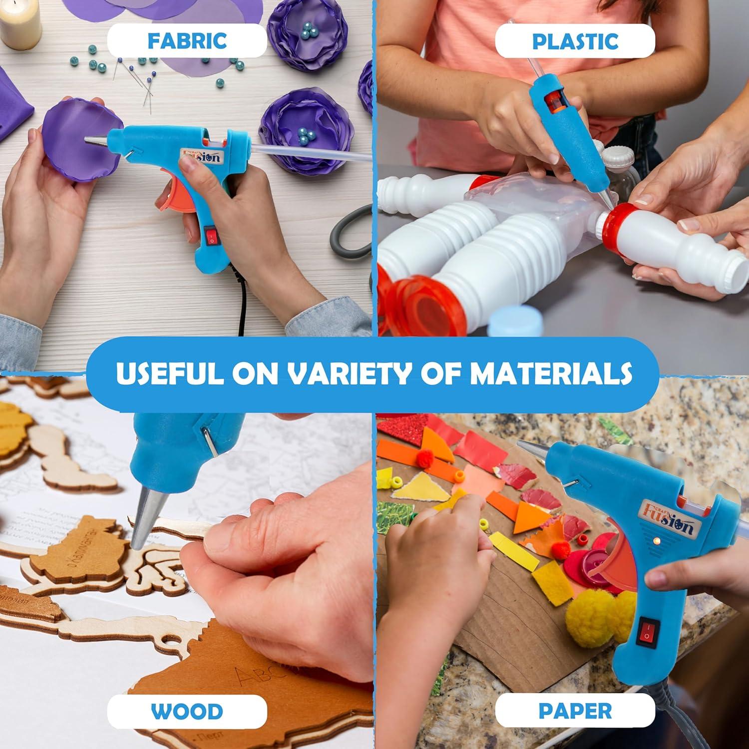 Pistola de Pegamento Caliente Craft Fusion Mini 20W Azul