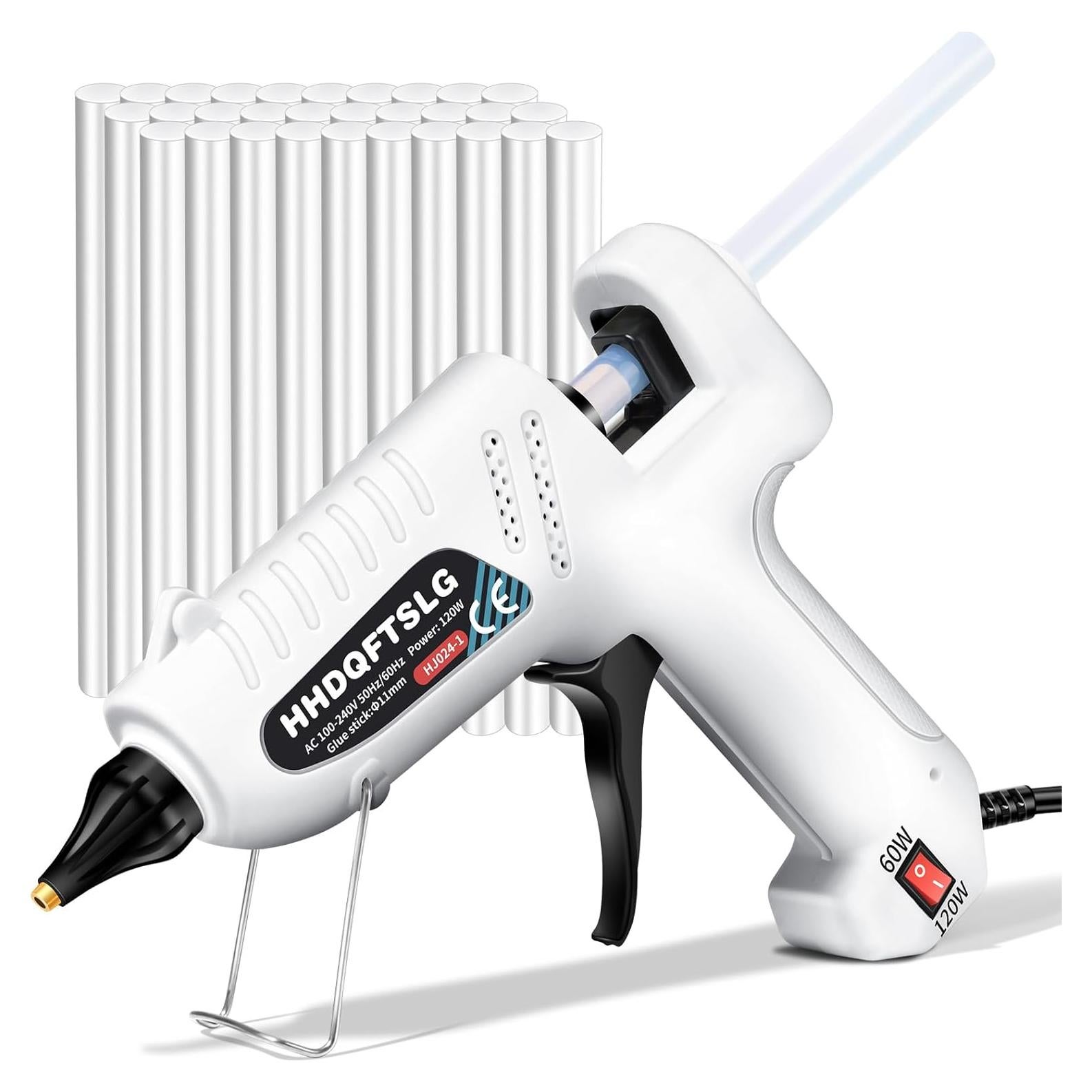 Pistola de Pegamento Caliente HHDQFTSLG 60/120W + 30 Varillas