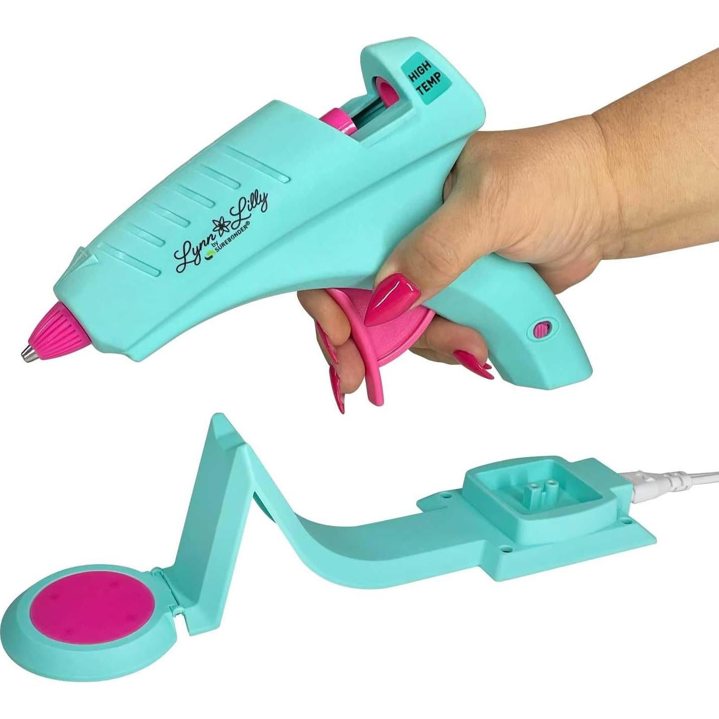 Pistola de Pegamento Caliente Surebonder Lynn Lilly 60W Azul