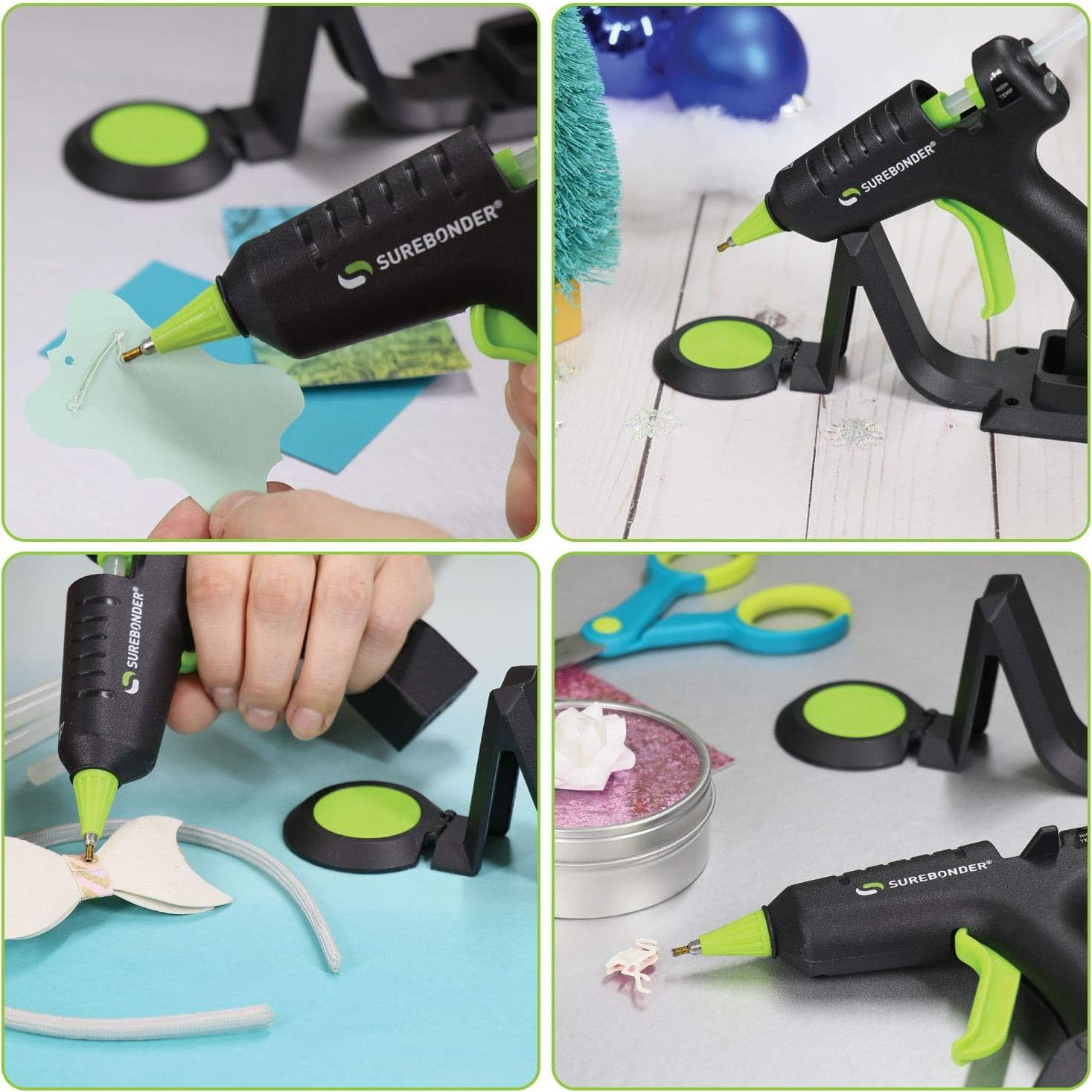 Pistola de Pegamento Inalámbrica Surebonder CL-195F 20W con 80 Palitos