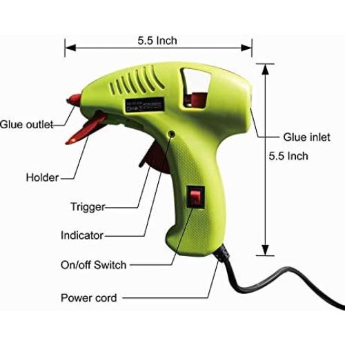 Pistola de Pegamento Caliente NEX&CO para Niños - Kit con 60 Barras