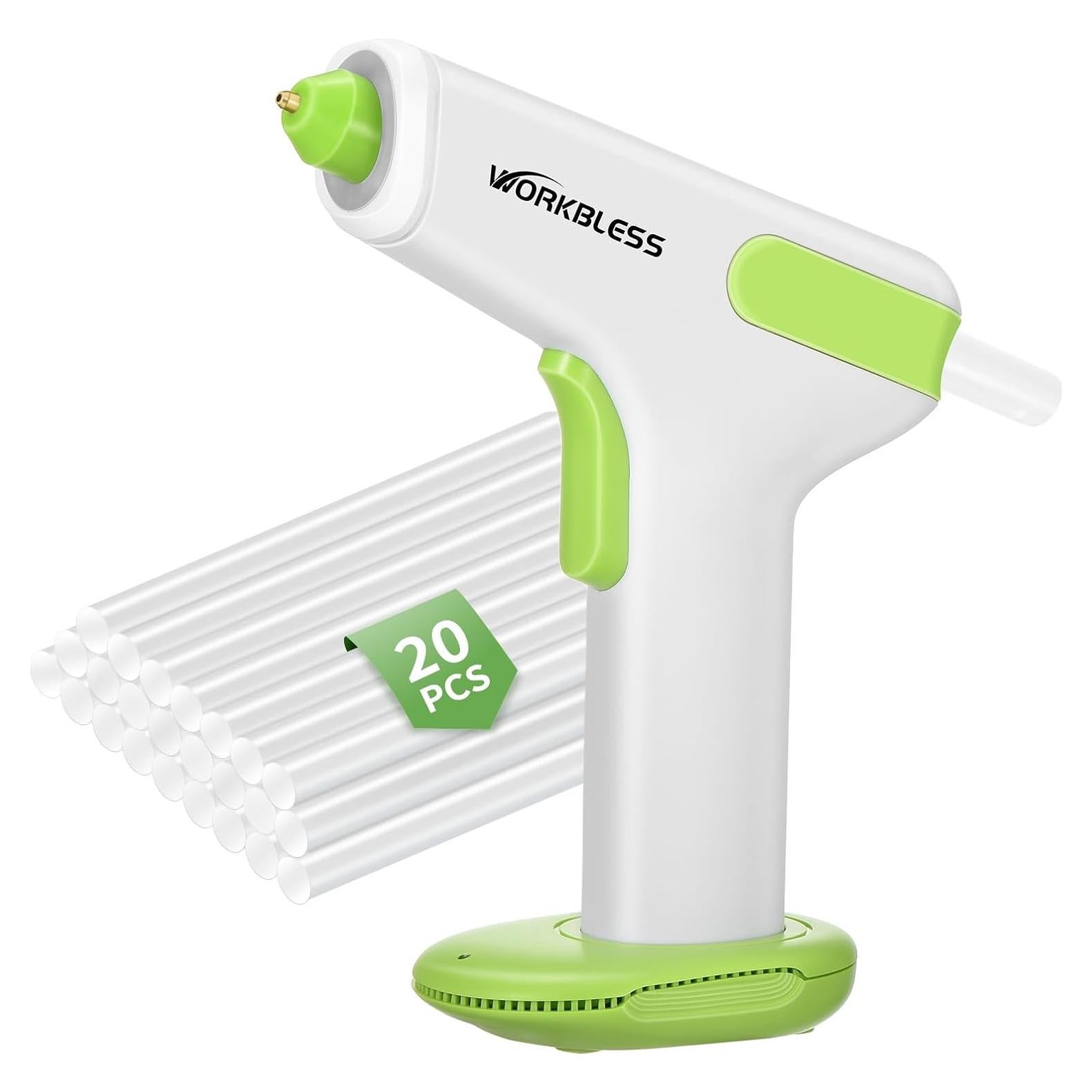 Pistola de Pegamento Inalámbrica WorkBless 2900mAh 20 Barras