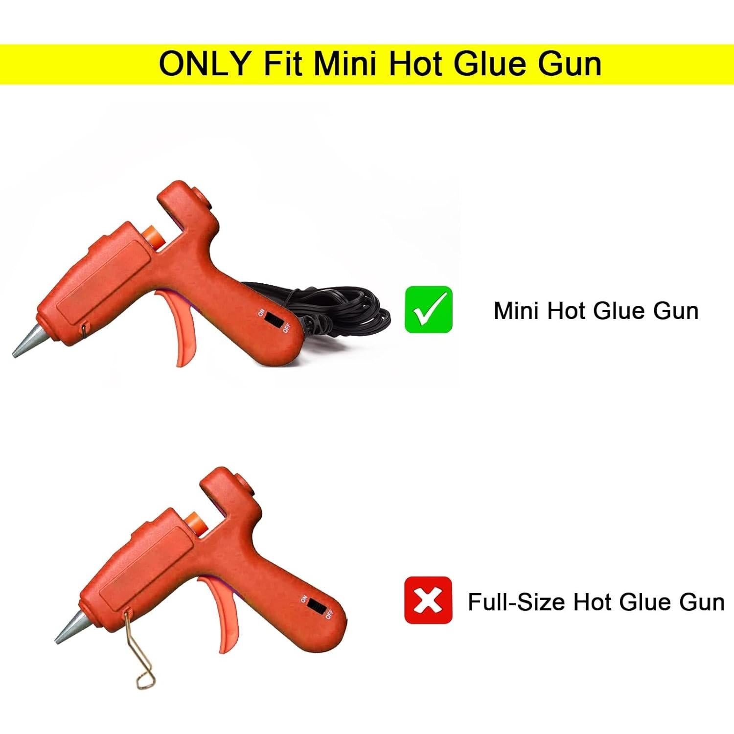 Funda de Almacenamiento Dura MGZNMTY para Mini Pistola de Pegamento