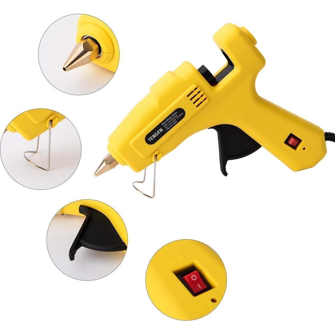 Kit de Pistola de Pegamento Caliente KTMC con 18 Barras 11mm