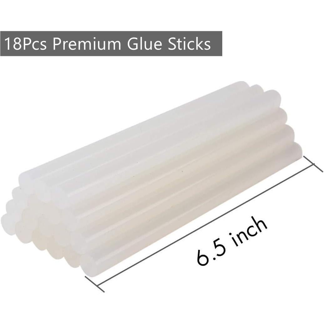 Kit de Pistola de Pegamento Caliente KTMC con 18 Barras 11mm