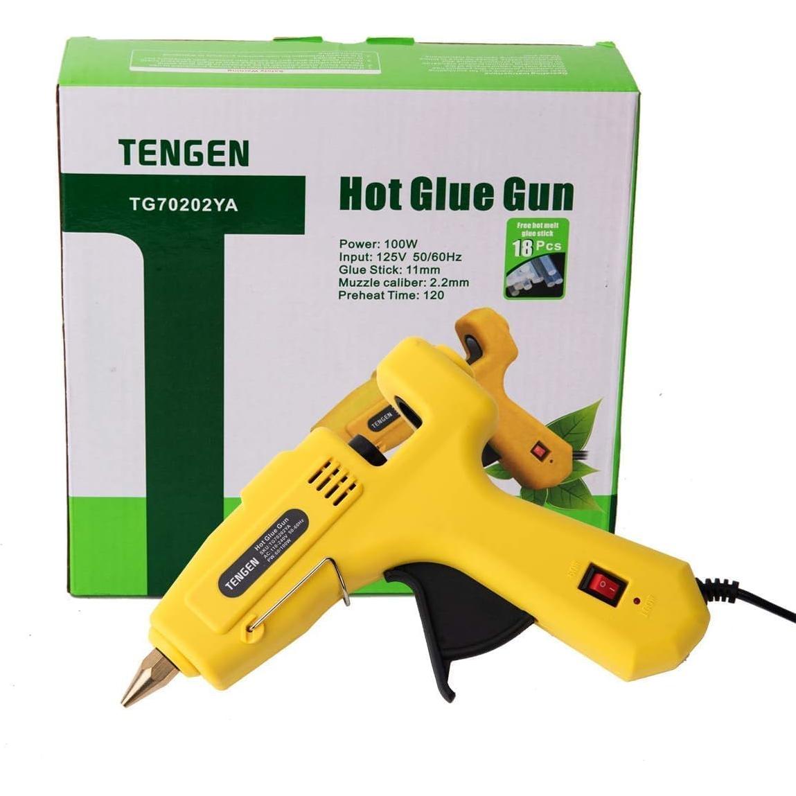 Kit de Pistola de Pegamento Caliente KTMC con 18 Barras 11mm