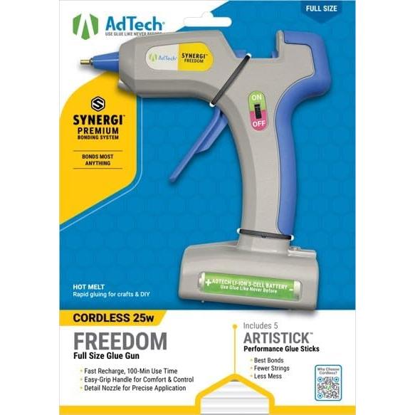 Pistola de Pegamento Caliente Inalámbrica AdTech Freedom 25W