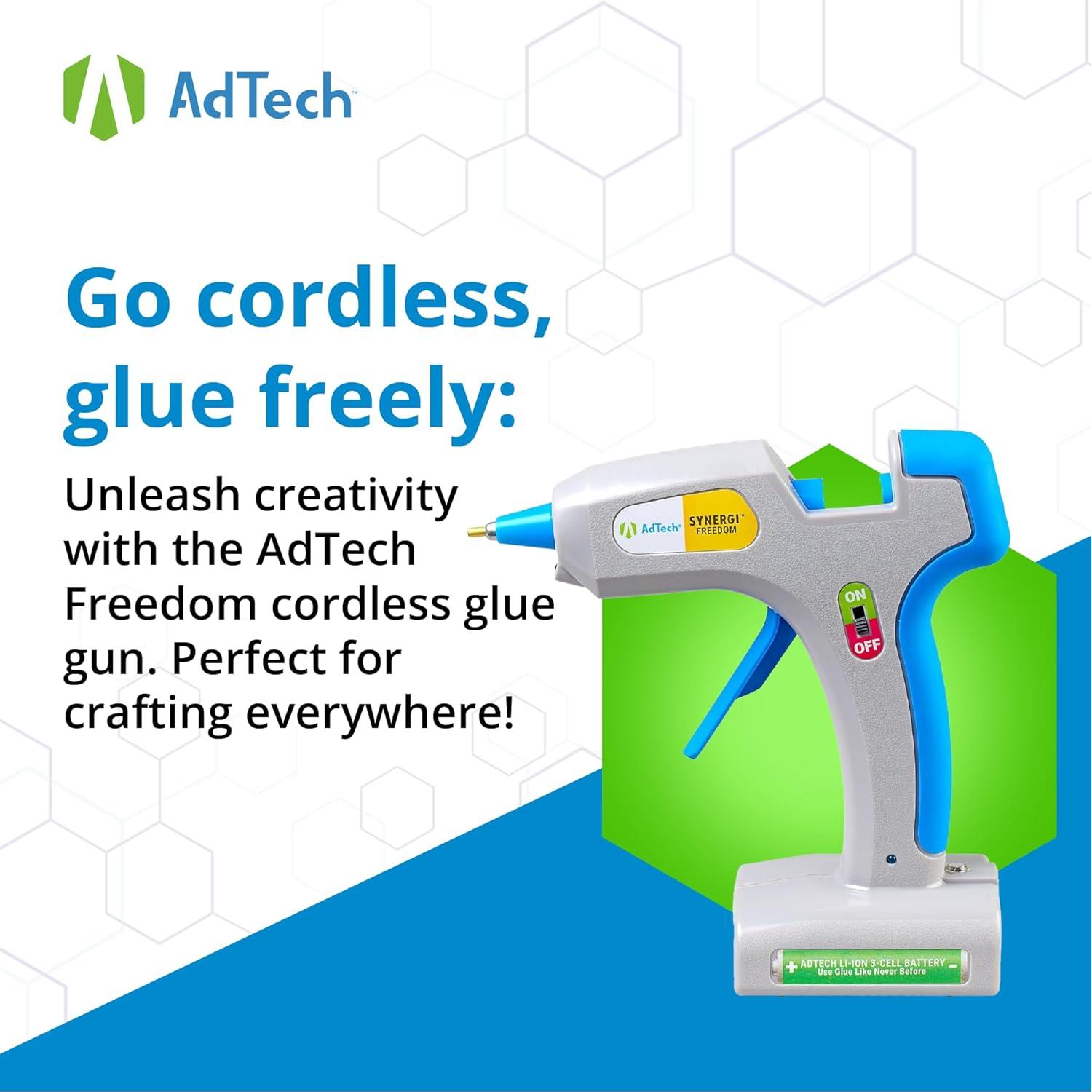 Pistola de Pegamento Caliente Inalámbrica AdTech Freedom 25W