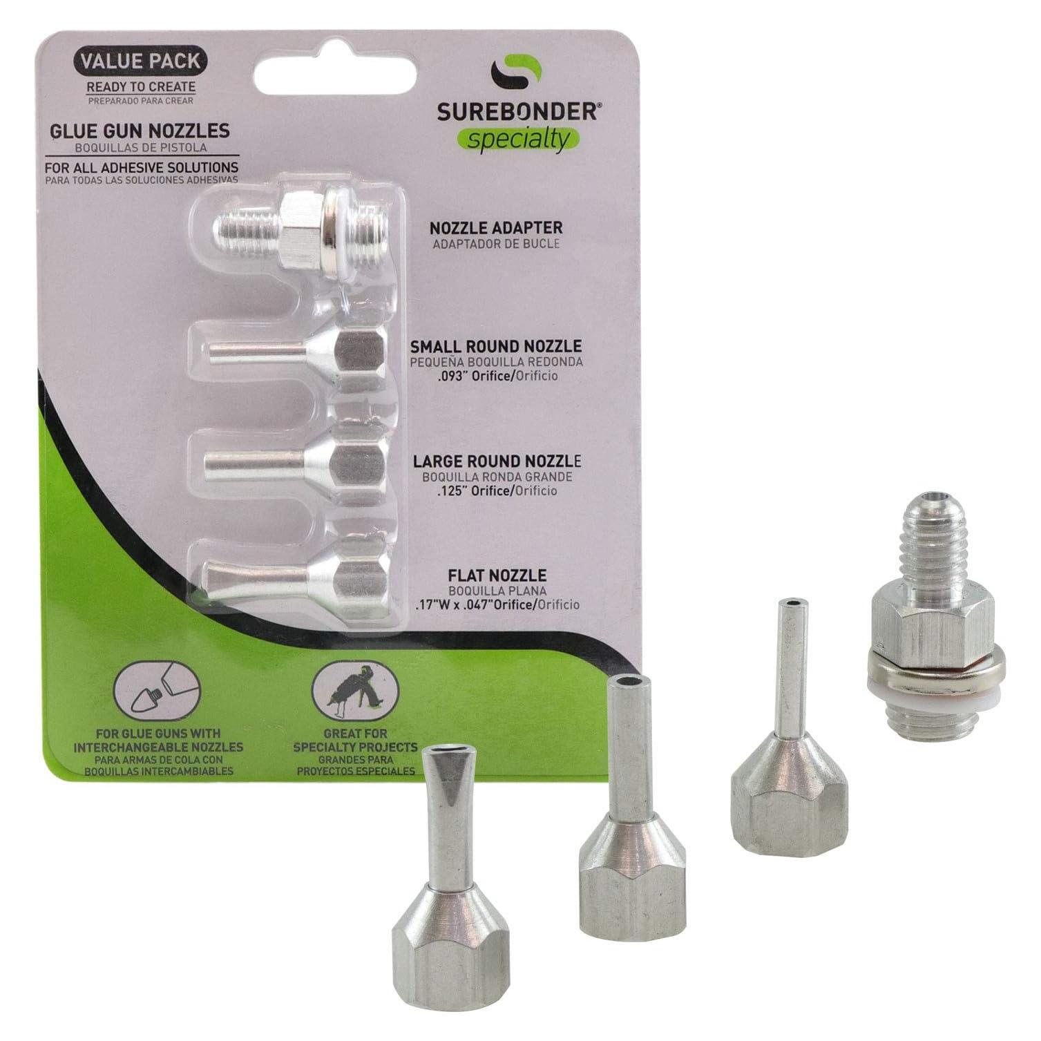 Boquillas Intercambiables Surebonder para Pistola de Pegamento - 4 Piezas
