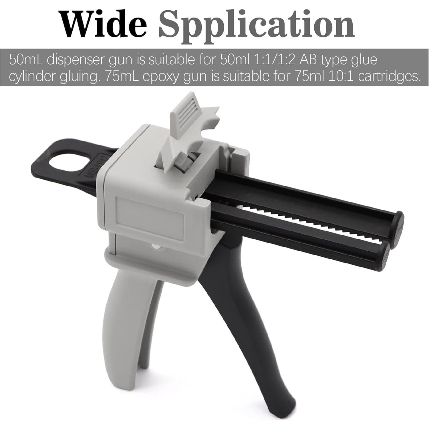 Pistola Dispensadora de Pegamento 50ml Ingoulut 1:1/2:1 AB