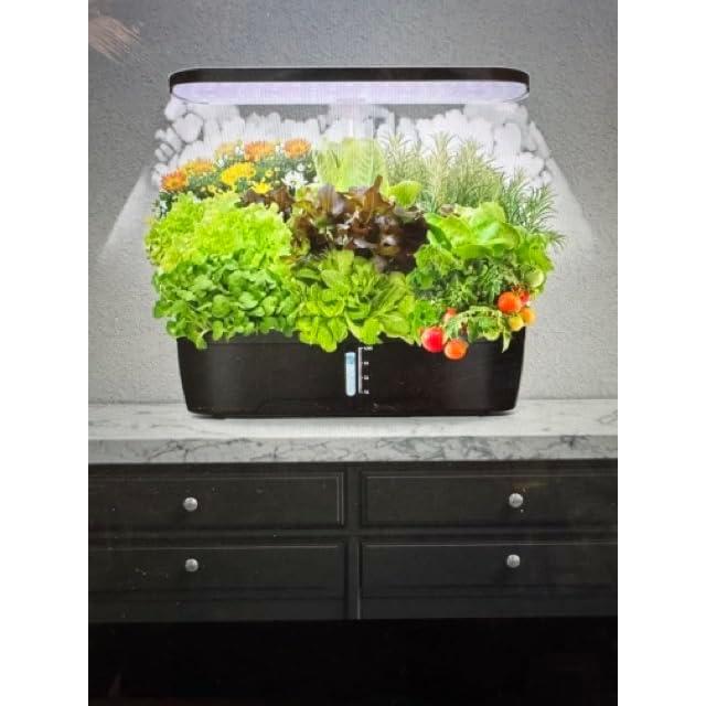 Kit de Cultivo Hidropónico Banvikon 12 Cápsulas LED Autorriego