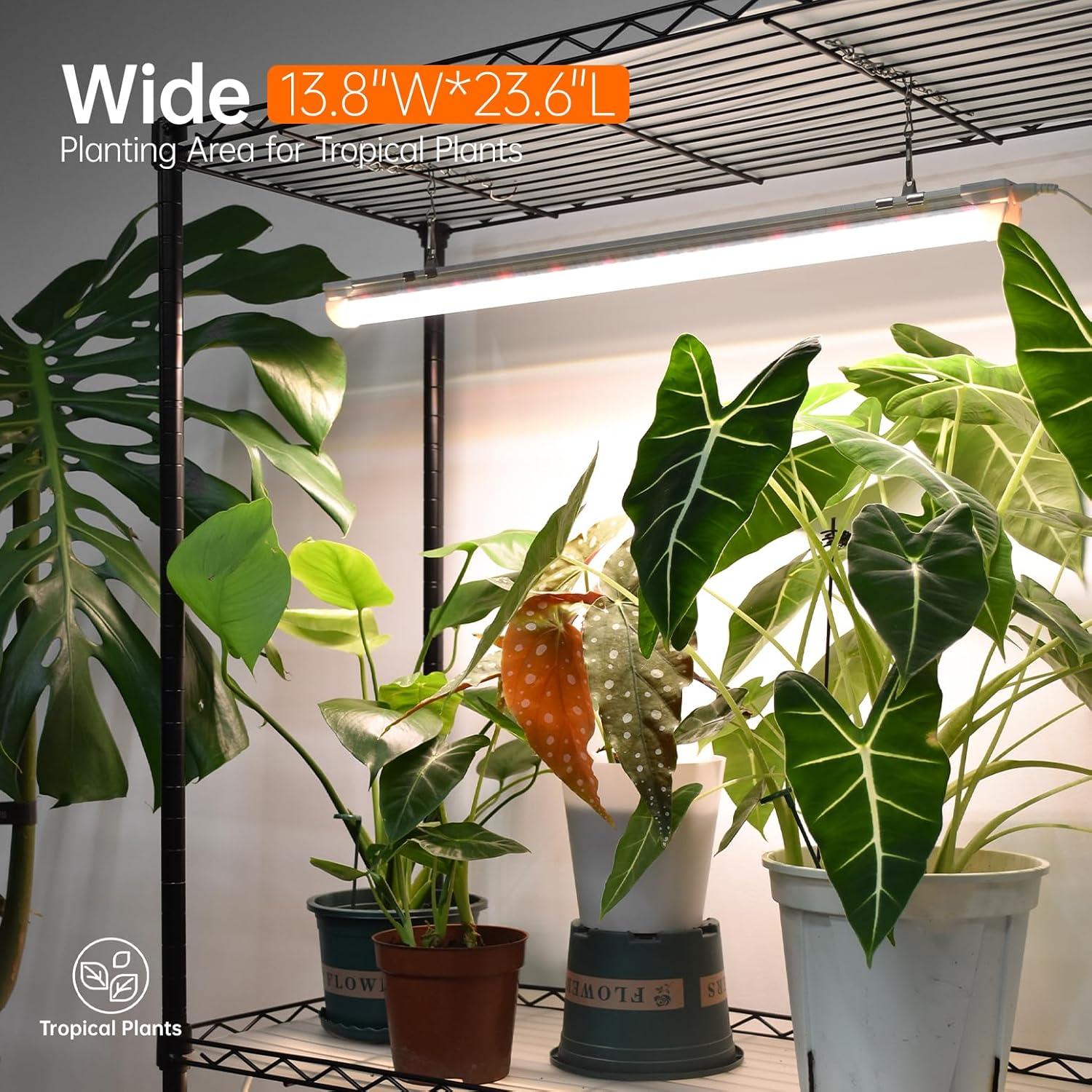 Estante para Plantas Bstrip con Luz de Crecimiento 72W 150cm