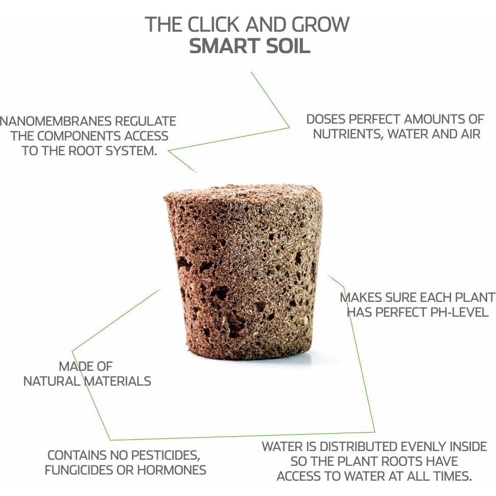 Podos de Albahaca Click and Grow 3-Pack - Jardín Inteligente