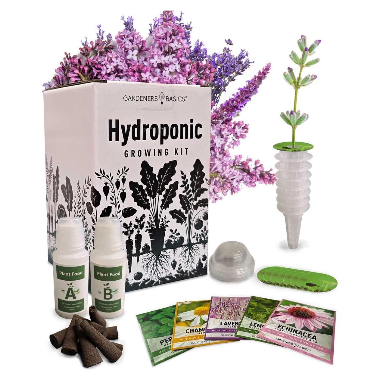 Kit de Cultivo Hidropónico de Hierbas Gardeners Basics - 5 Semillas